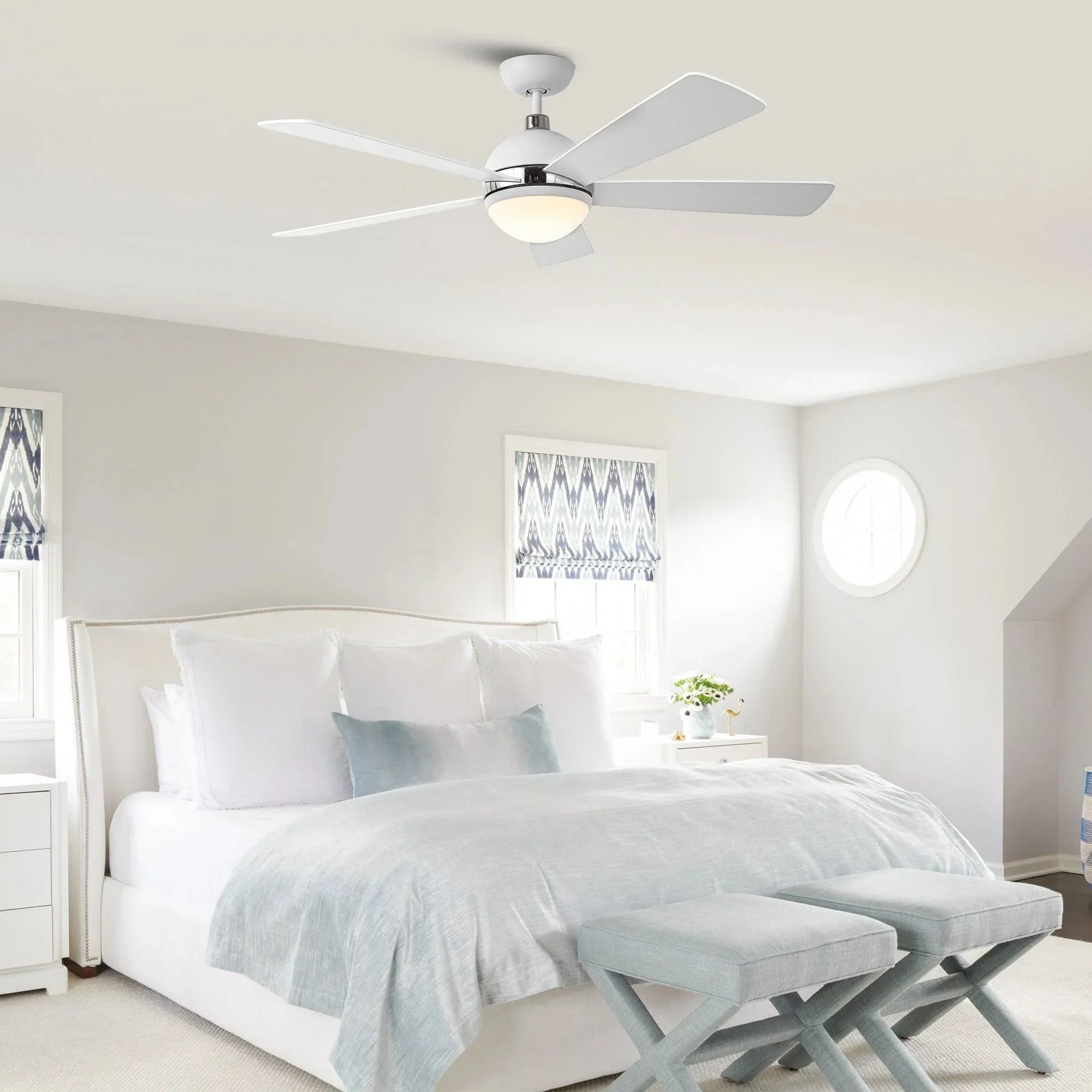 Parrot Uncle 52-Inch Industrial 5 Blades Ceiling Fan with LED Lighting - Image 23