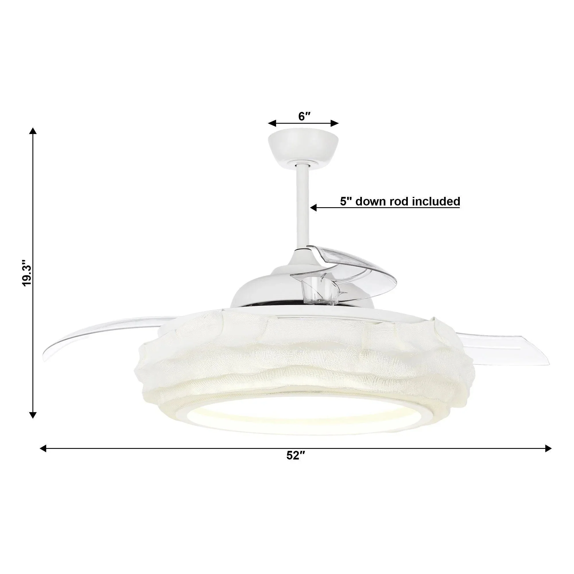Parrot Uncle 52-Inch Jaipur Smart Fan with LED Light (F4615-SMART) - Image 18