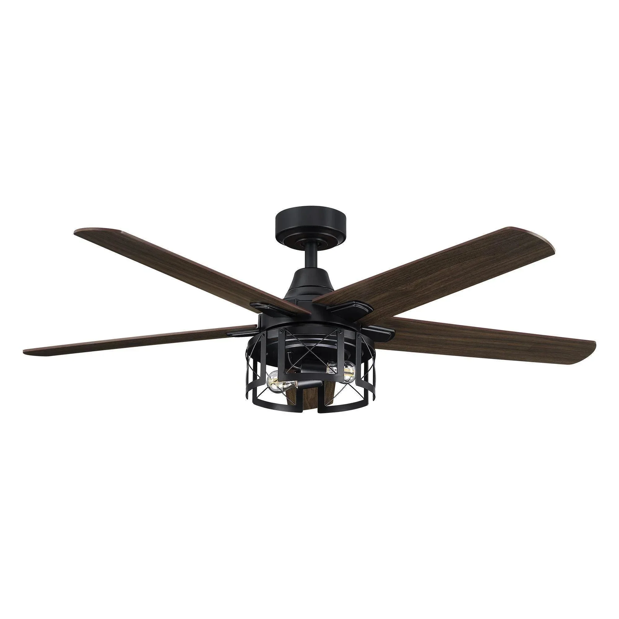 Parrot Uncle 52-Inch Kolkata Industrial Downrod Mount Reversible Ceiling Fan with Lighting and Remote Control (F6320110V) - Image 13