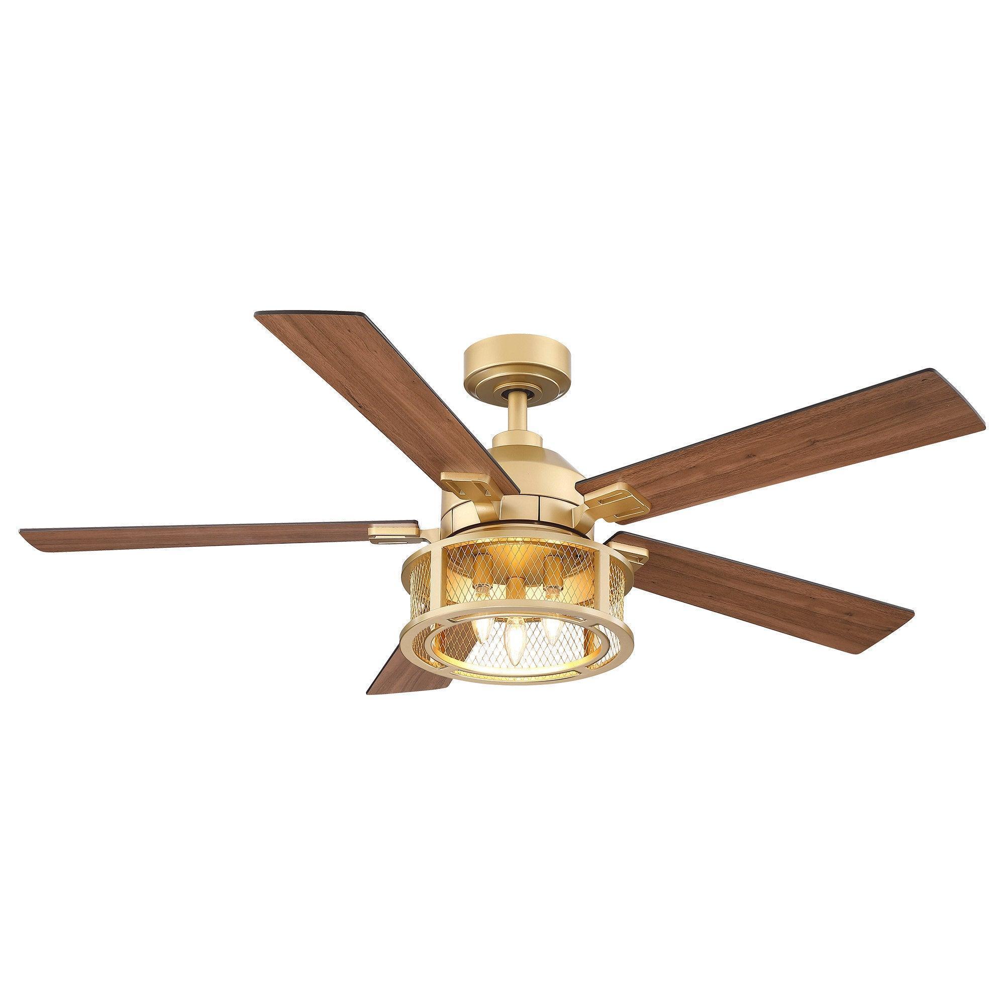 Parrot Uncle 52-Inch Lucknow Industrial Black Reversible Ceiling Fan with Lighting and Remote Control - Image 11