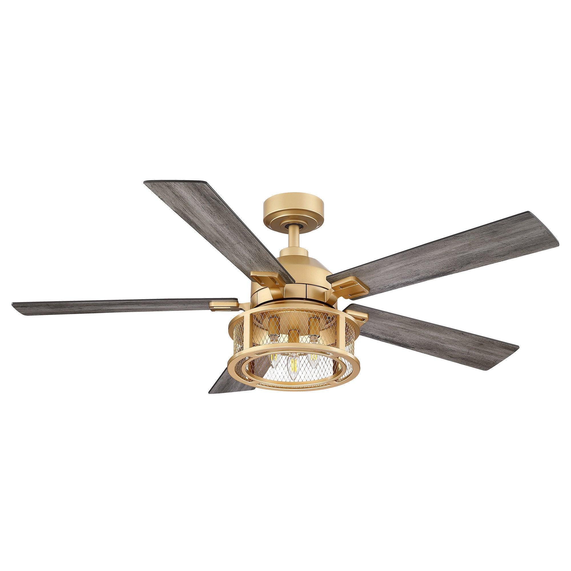 Parrot Uncle 52-Inch Lucknow Industrial Black Reversible Ceiling Fan with Lighting and Remote Control - Image 12