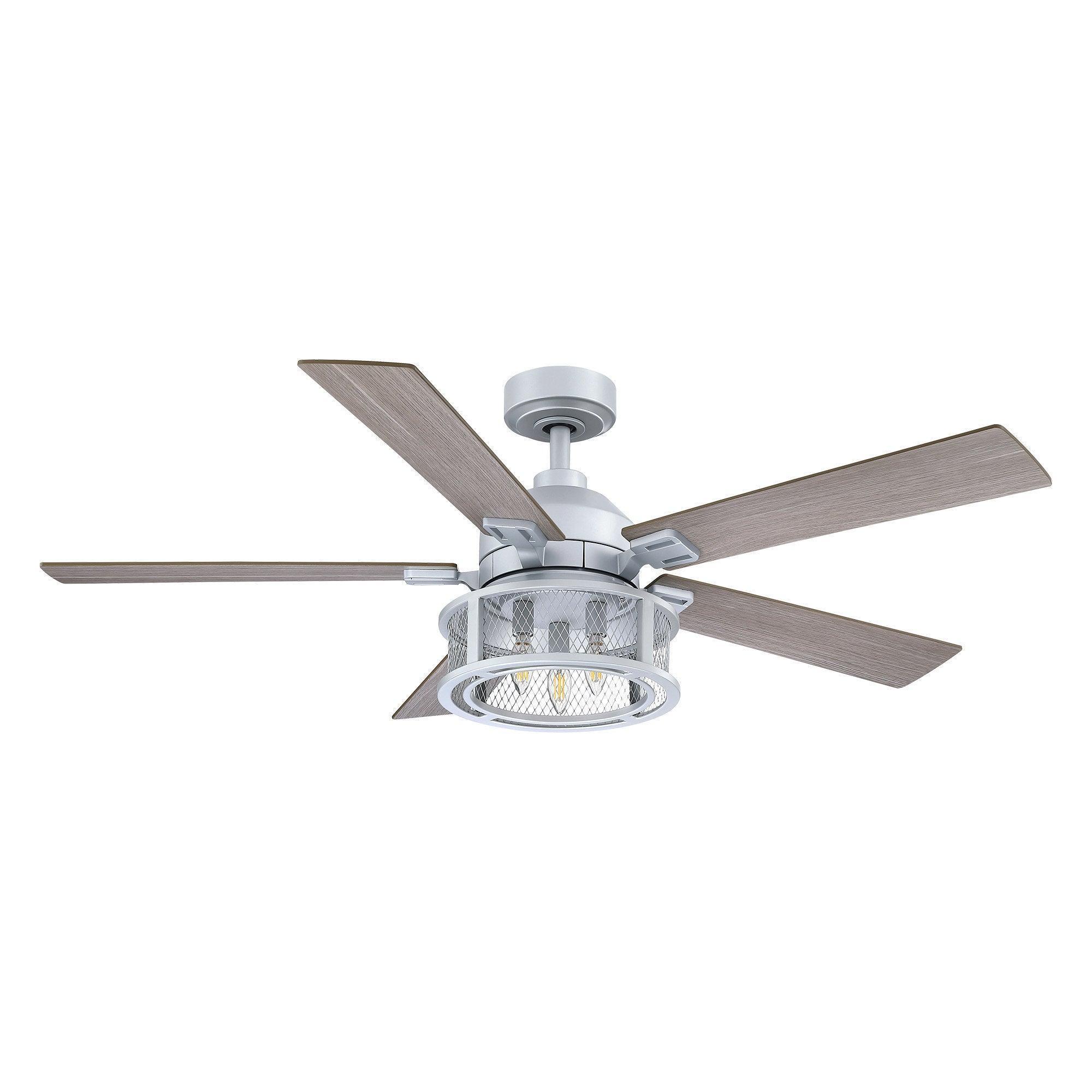 Parrot Uncle 52-Inch Lucknow Industrial Black Reversible Ceiling Fan with Lighting and Remote Control - Image 21