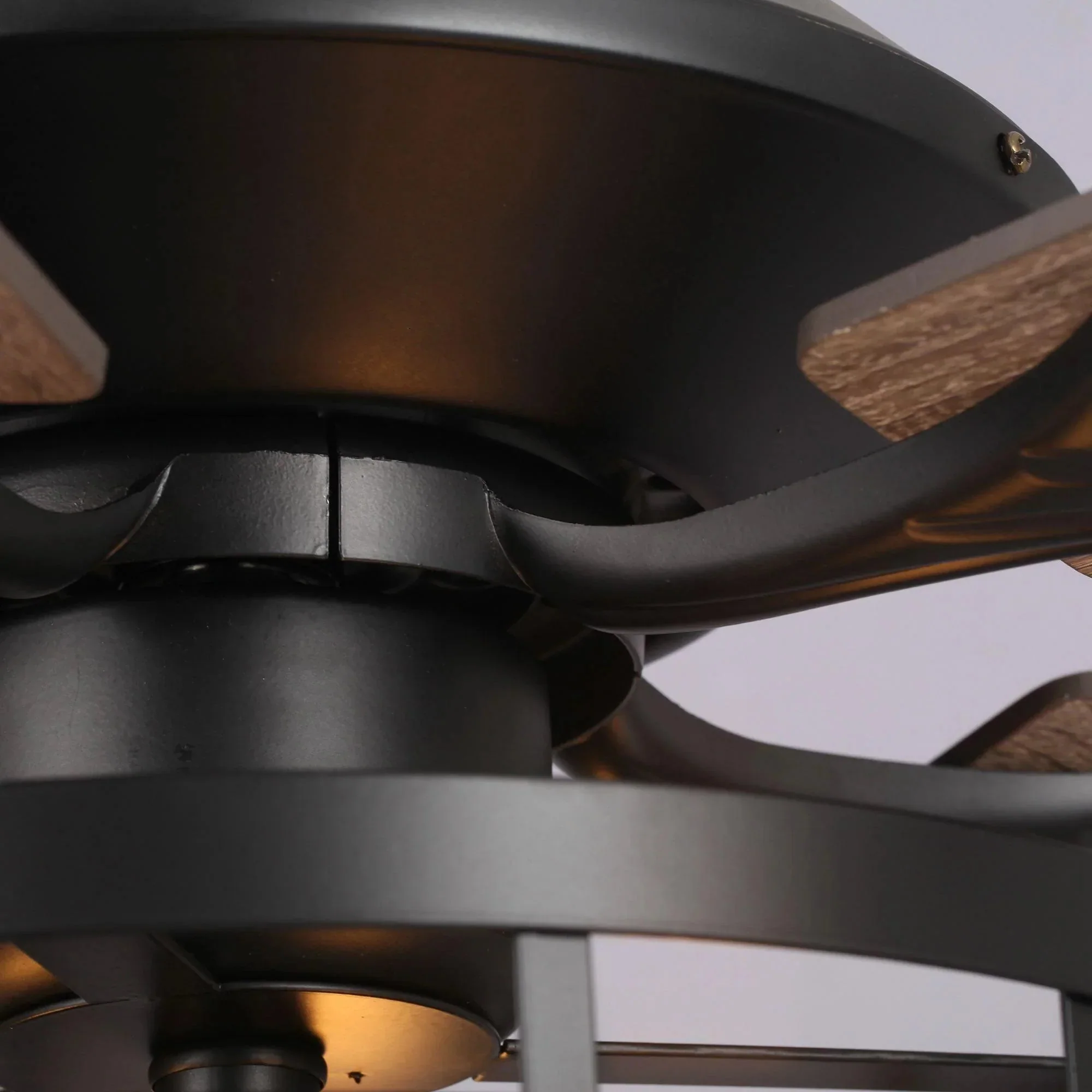 Parrot Uncle 52-Inch Paquette Industrial Downrod Mount Reversible Ceiling Fan with Lighting and Remote Control (F6315Q110V) - Image 12