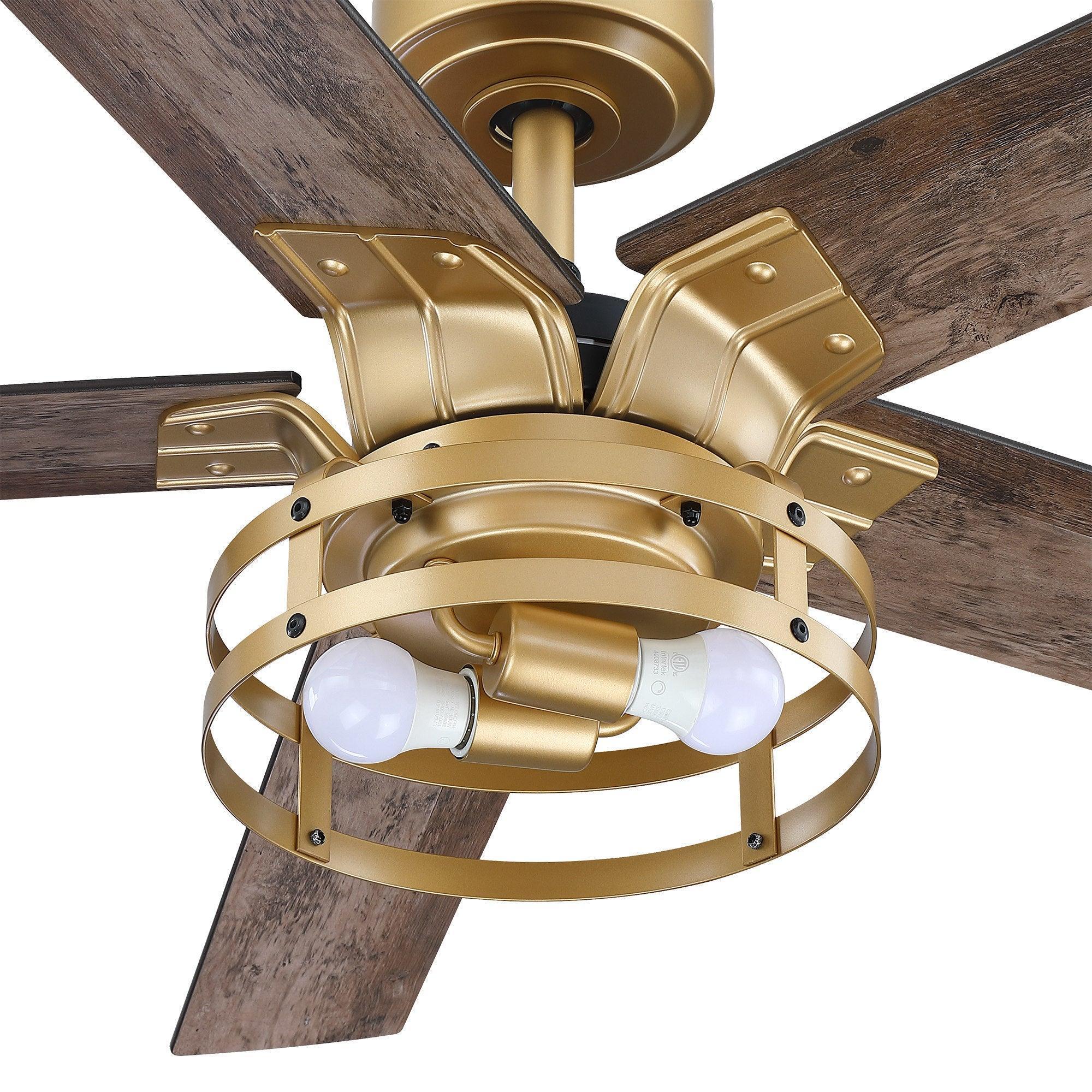Parrot Uncle 52-Inch Prayag Industrial Downrod Mount Reversible Ceiling Fan with Lighting and Remote Control - Image 22