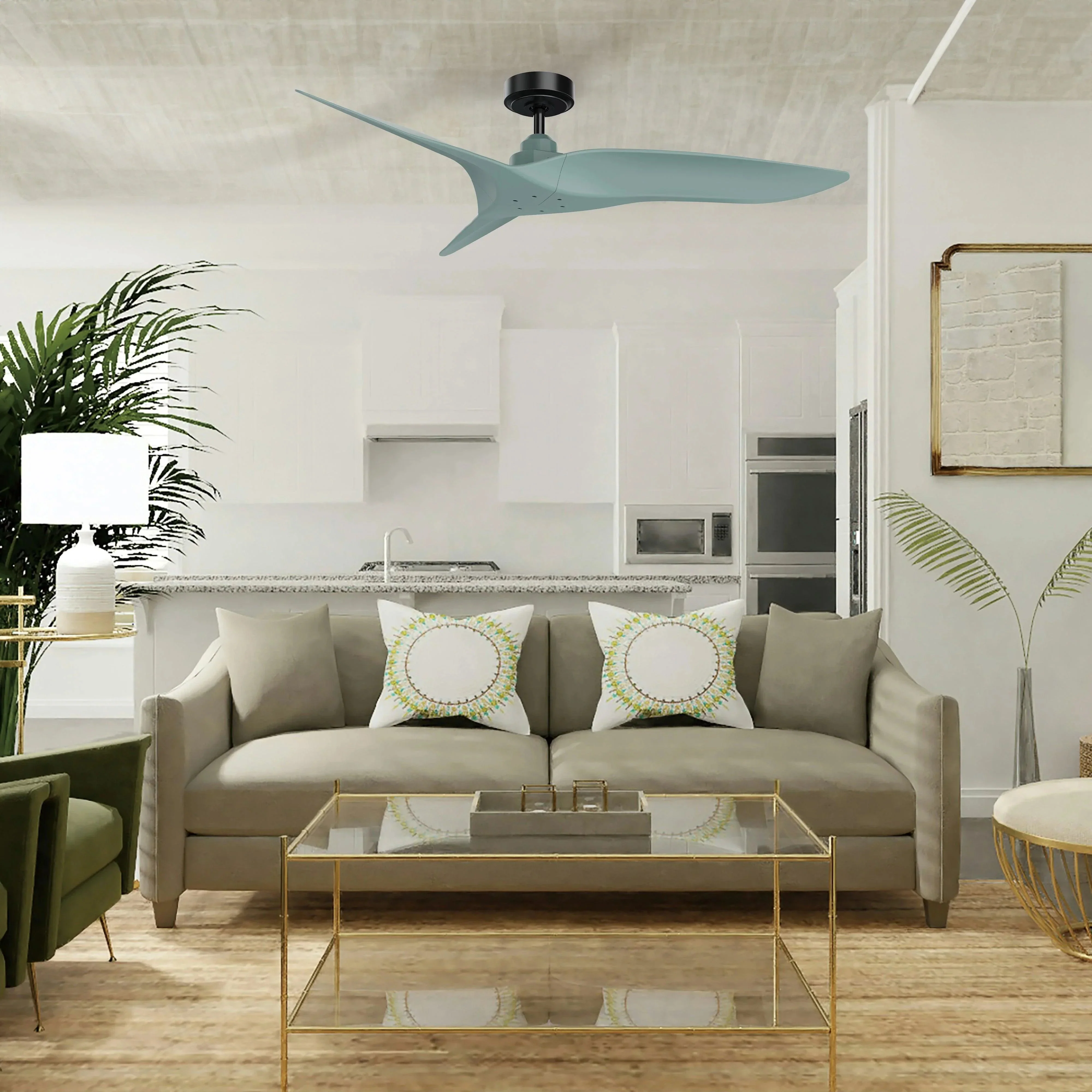 Parrot Uncle 52-Inch Punjab Industrial DC Motor Downrod Mount Reversible Ceiling Fan with Remote Control - Image 30