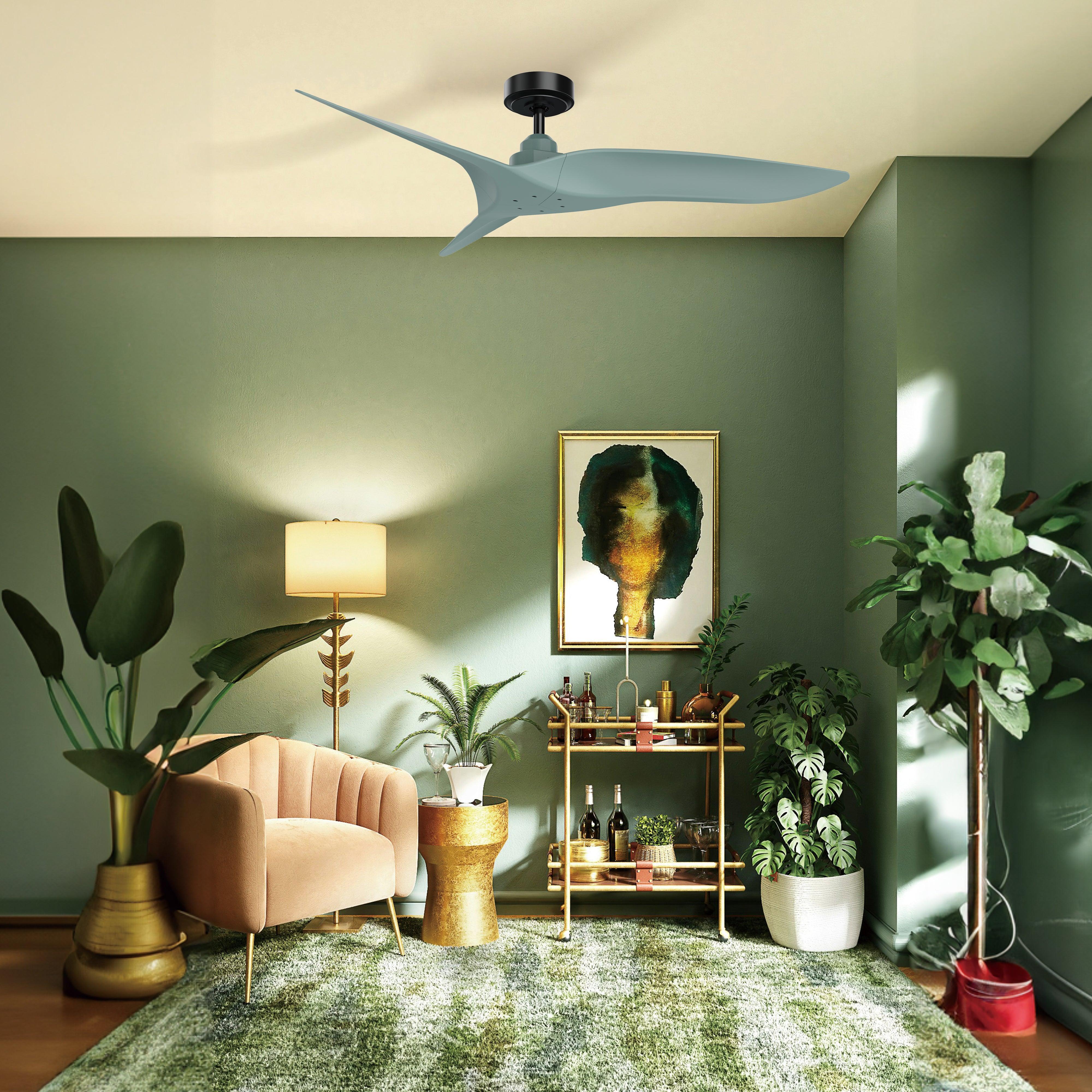 Parrot Uncle 52-Inch Punjab Industrial DC Motor Downrod Mount Reversible Ceiling Fan with Remote Control - Image 33