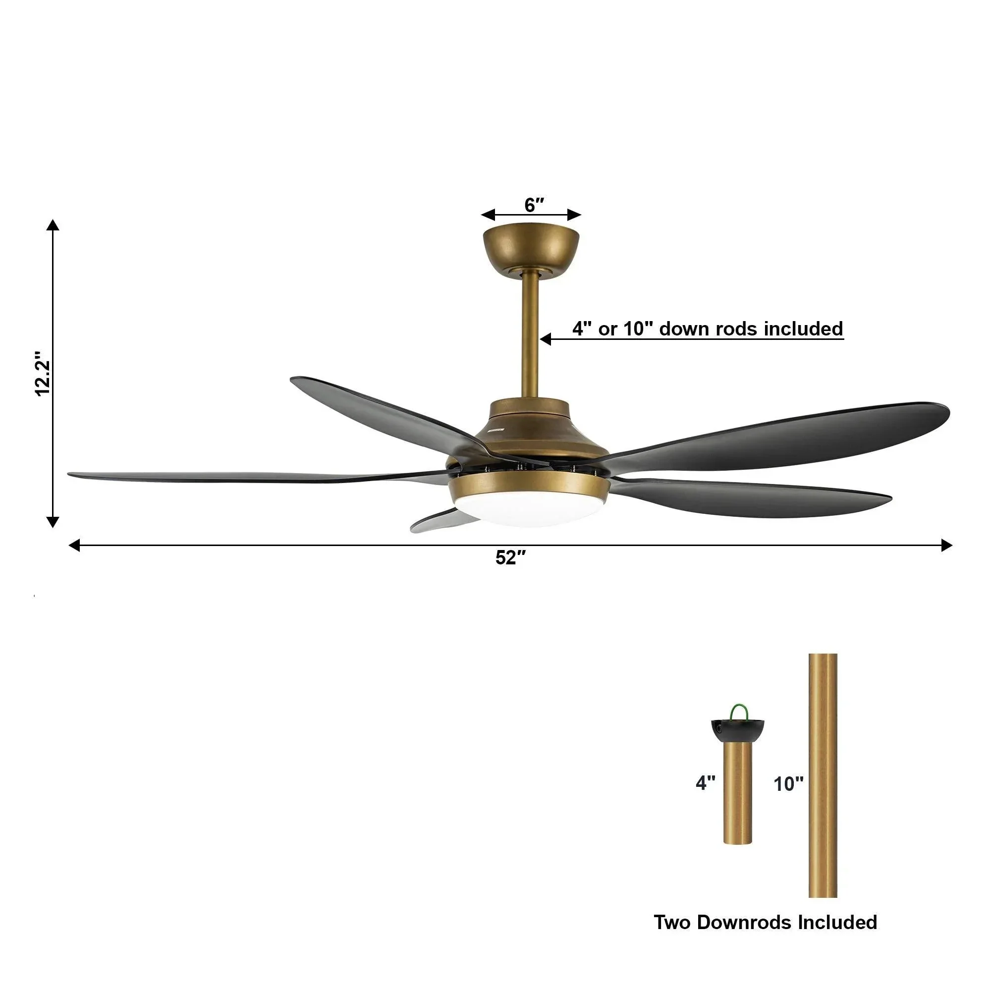 Parrot Uncle 52-Inch Punjab Smart Fan with LED Light (F6357-SMART) - Image 16
