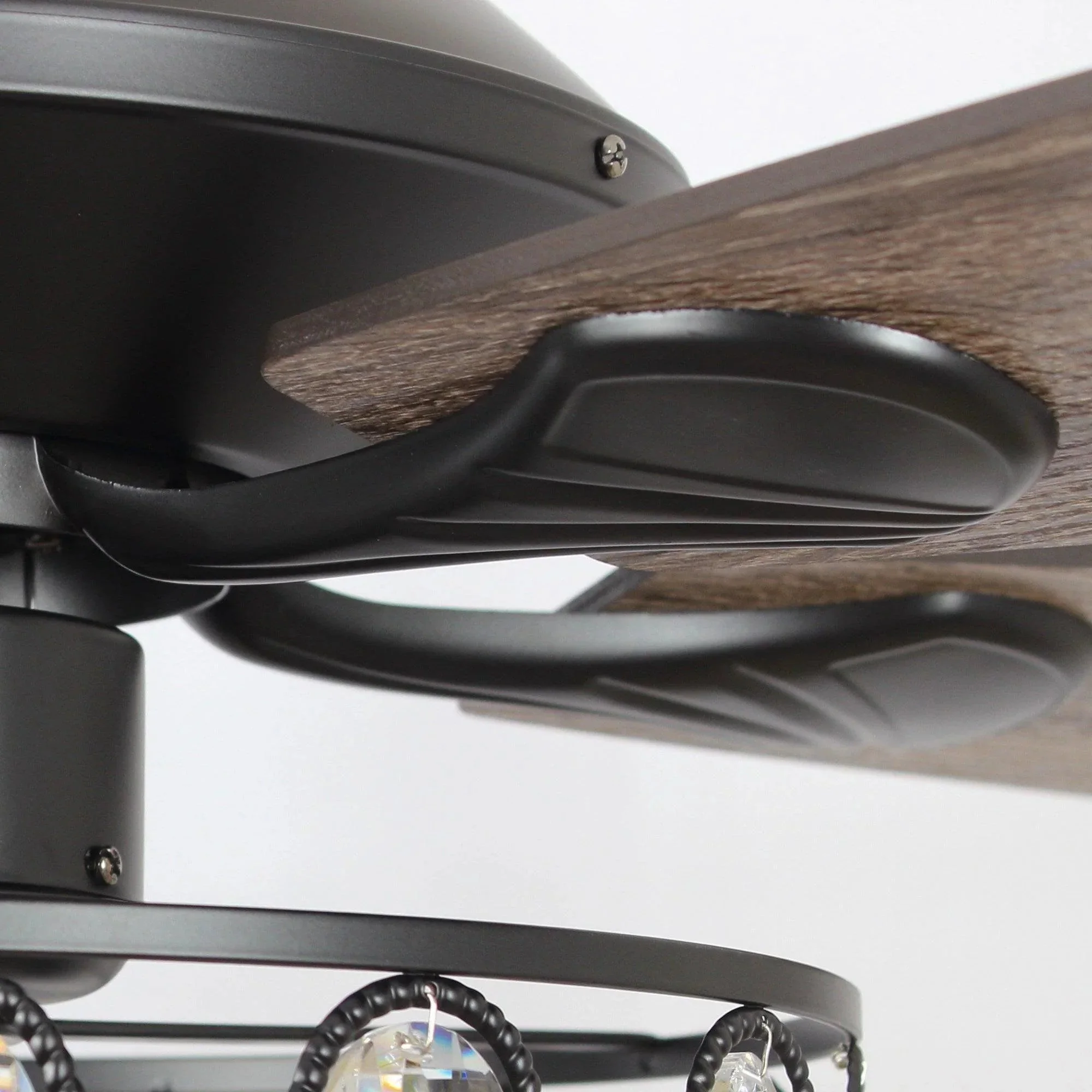 Parrot Uncle 52-Inch Tibuh Modern Downrod Mount Reversible Crystal Ceiling Fan with Lighting and Remote Control - Image 28