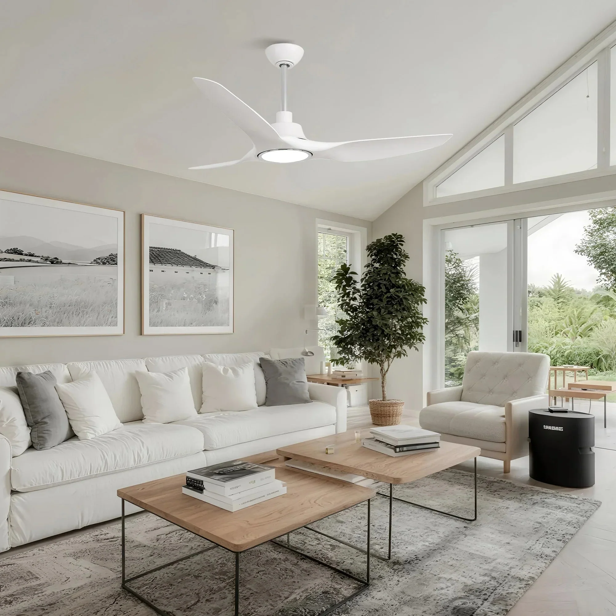 Parrot Uncle 52-Inch Vaczon 3 Blades Ceiling Fan with LED Light and Remote Control - Image 3