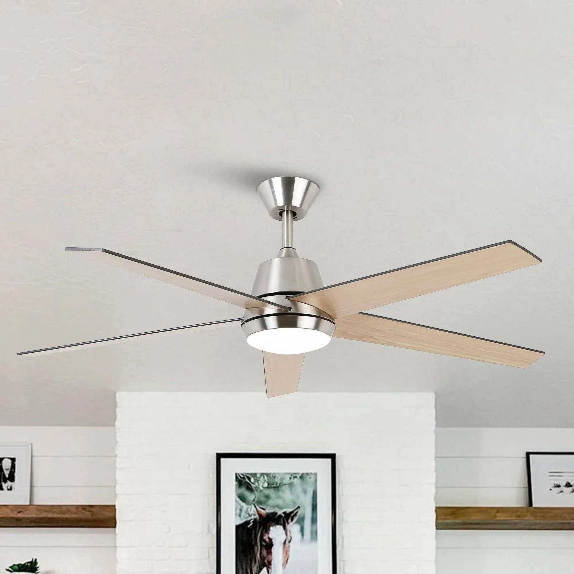 Parrot Uncle 52-Inch Vaczon 5 Blades Ceiling Fan with LED Light and Remote Control - Image 16