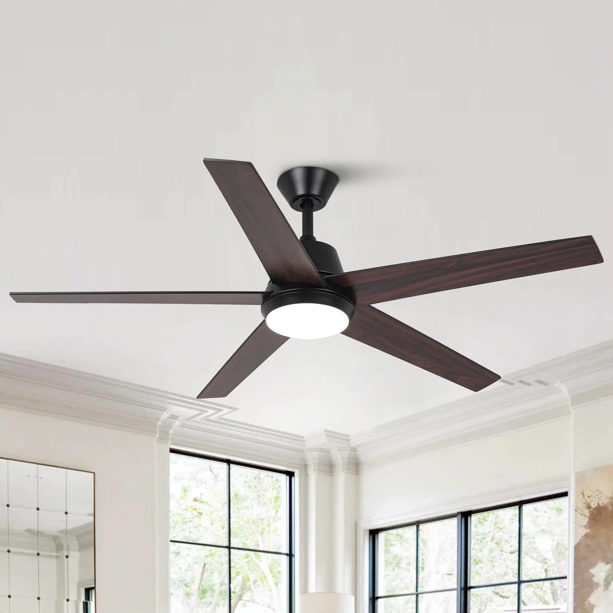 Parrot Uncle 52-Inch Vaczon 5 Blades Ceiling Fan with LED Light and Remote Control - Image 26