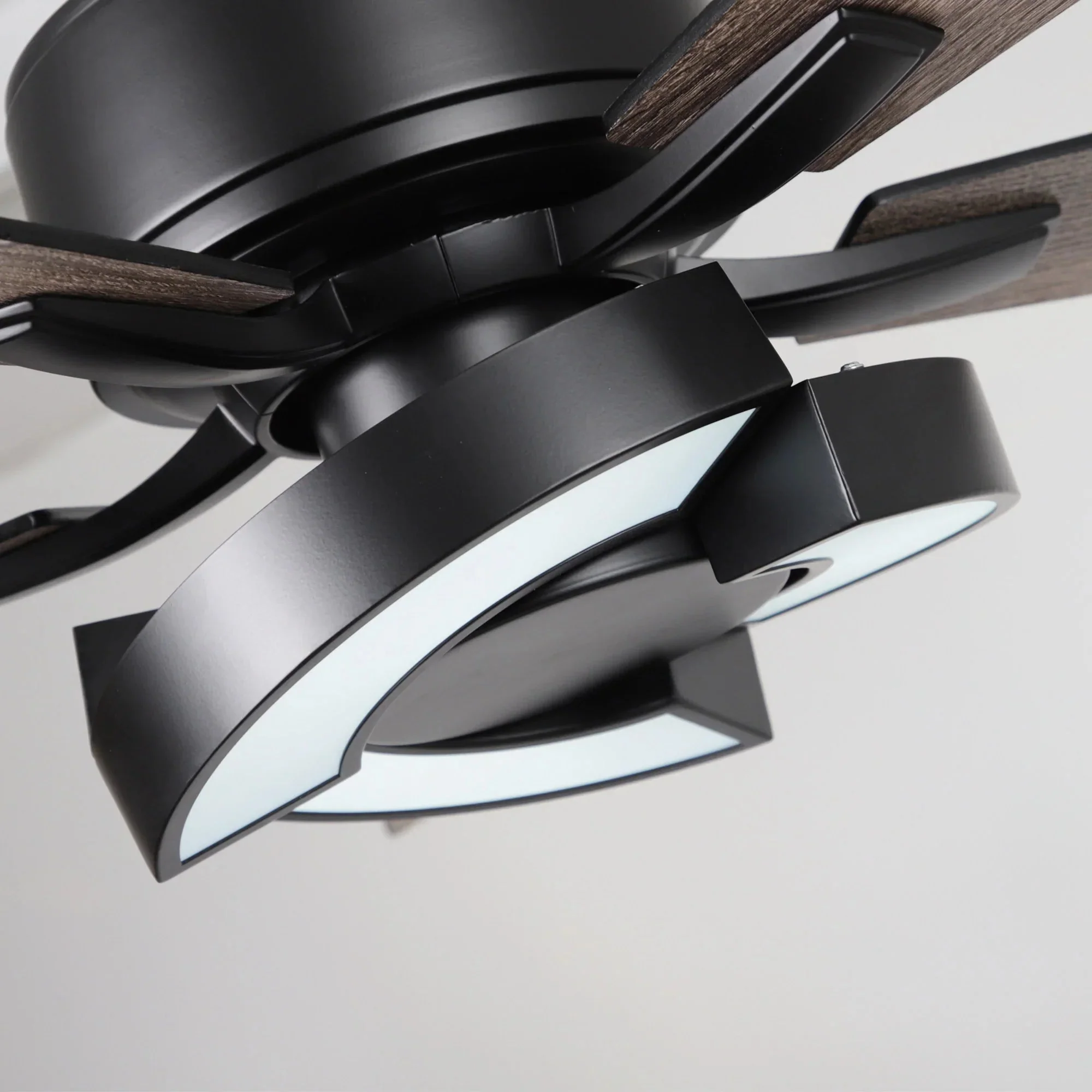 Parrot Uncle 52-Inch Vendome Industrial DC Motor Downrod Mount Reversible Ceiling Fan with Lighting and Remote Control (F6366CH110V) - Image 16