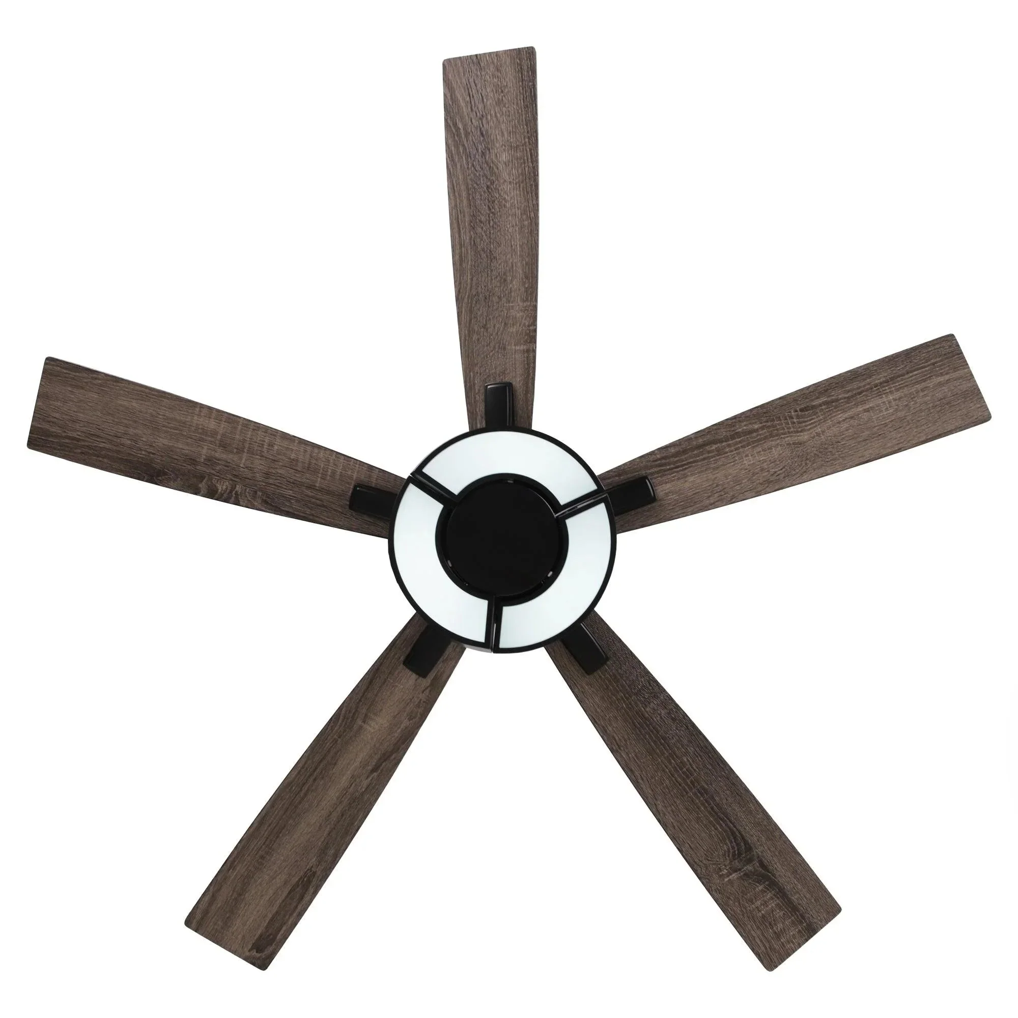 Parrot Uncle 52-Inch Vendome Industrial DC Motor Downrod Mount Reversible Ceiling Fan with Lighting and Remote Control (F6366CH110V) - Image 19