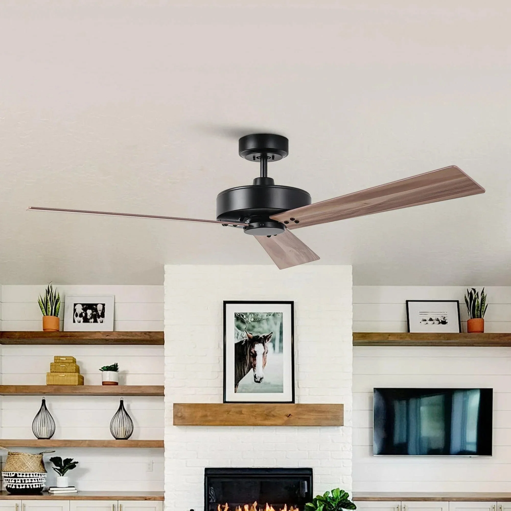 Parrot Uncle 52-Inch Wall Control 4 Speed Ceiling Fan - Image 11