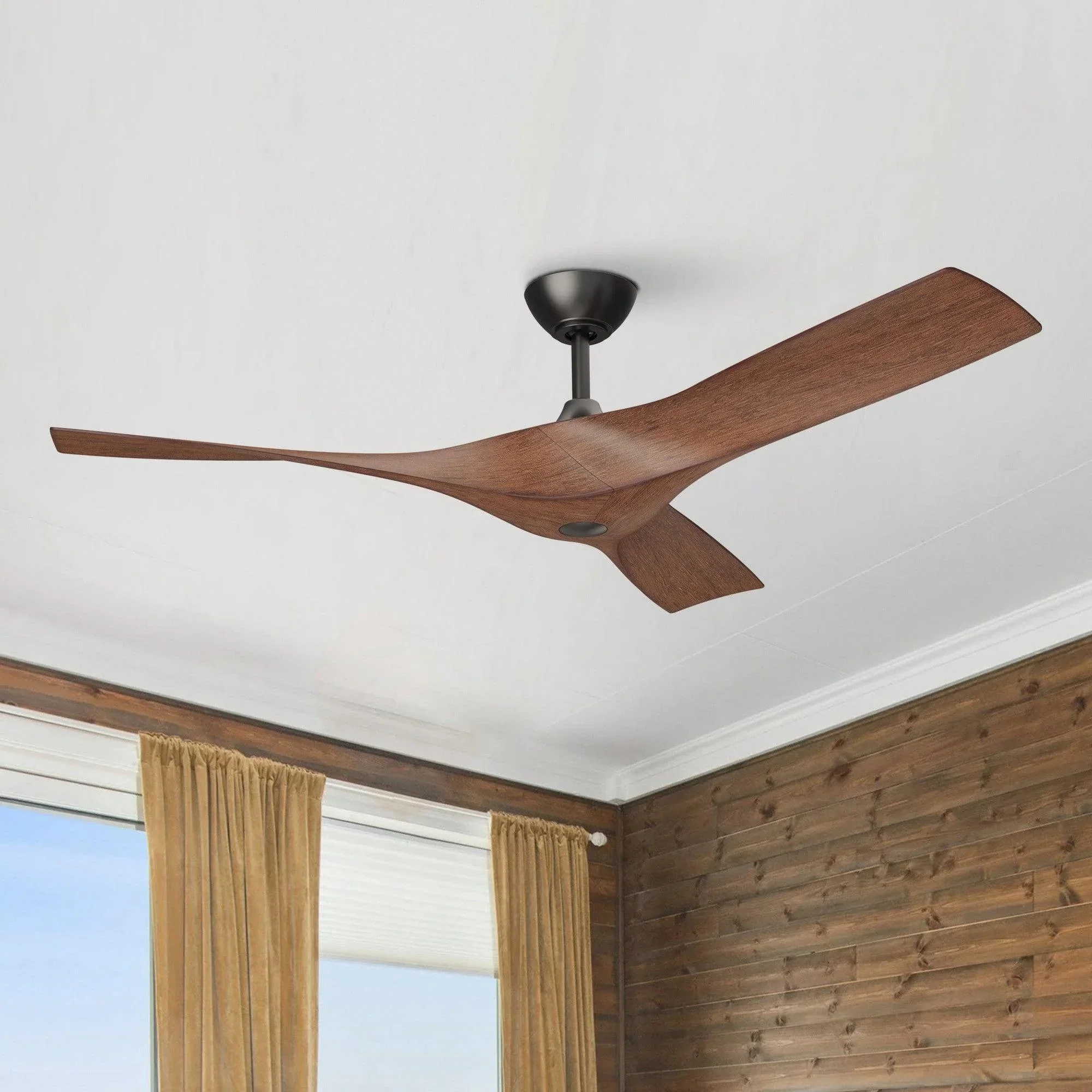 Parrot Uncle 52-Inch Wesley Industrial DC Motor Downrod Mount Reversible Ceiling Fan with Remote Control - Image 4