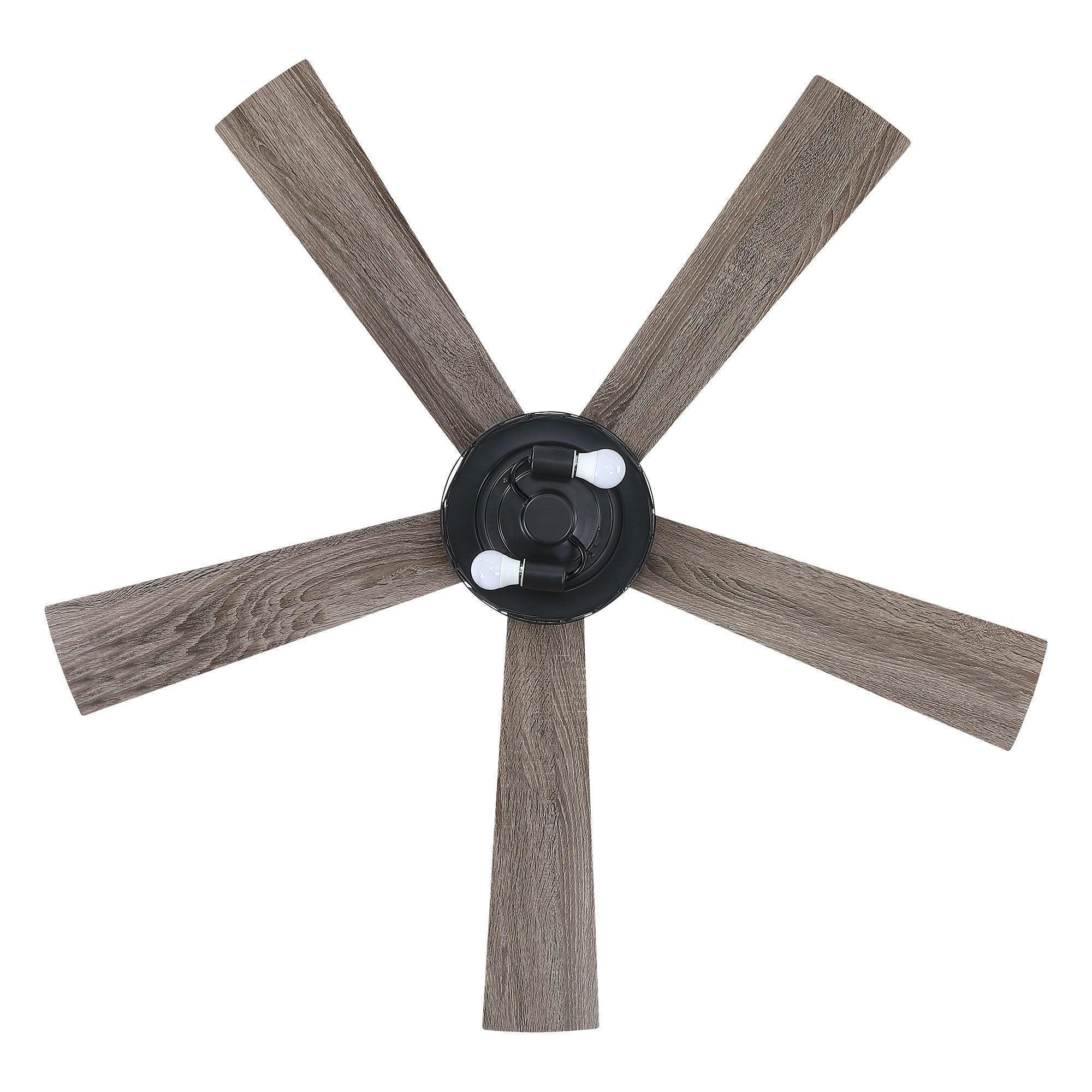 Parrot Uncle 52-Inch Windmill Industrial Downrod Mount Reversible Ceiling Fan with Lighting and Remote Control (BBLAB025A0) - Image 12