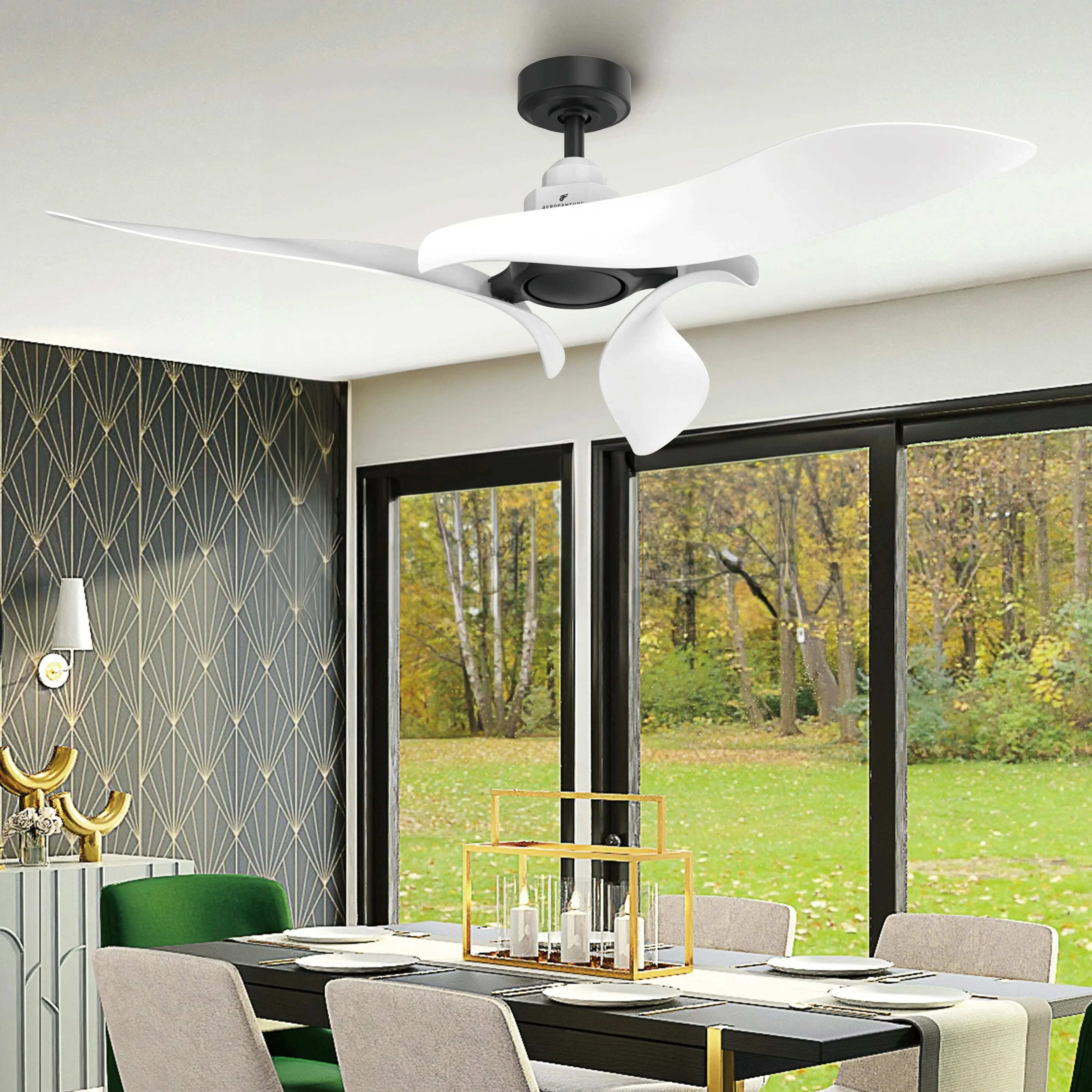 Parrot Uncle 54-Inch DC Motor 6 Speed Black Ceiling Fan (AT54-02A-01) - Image 5