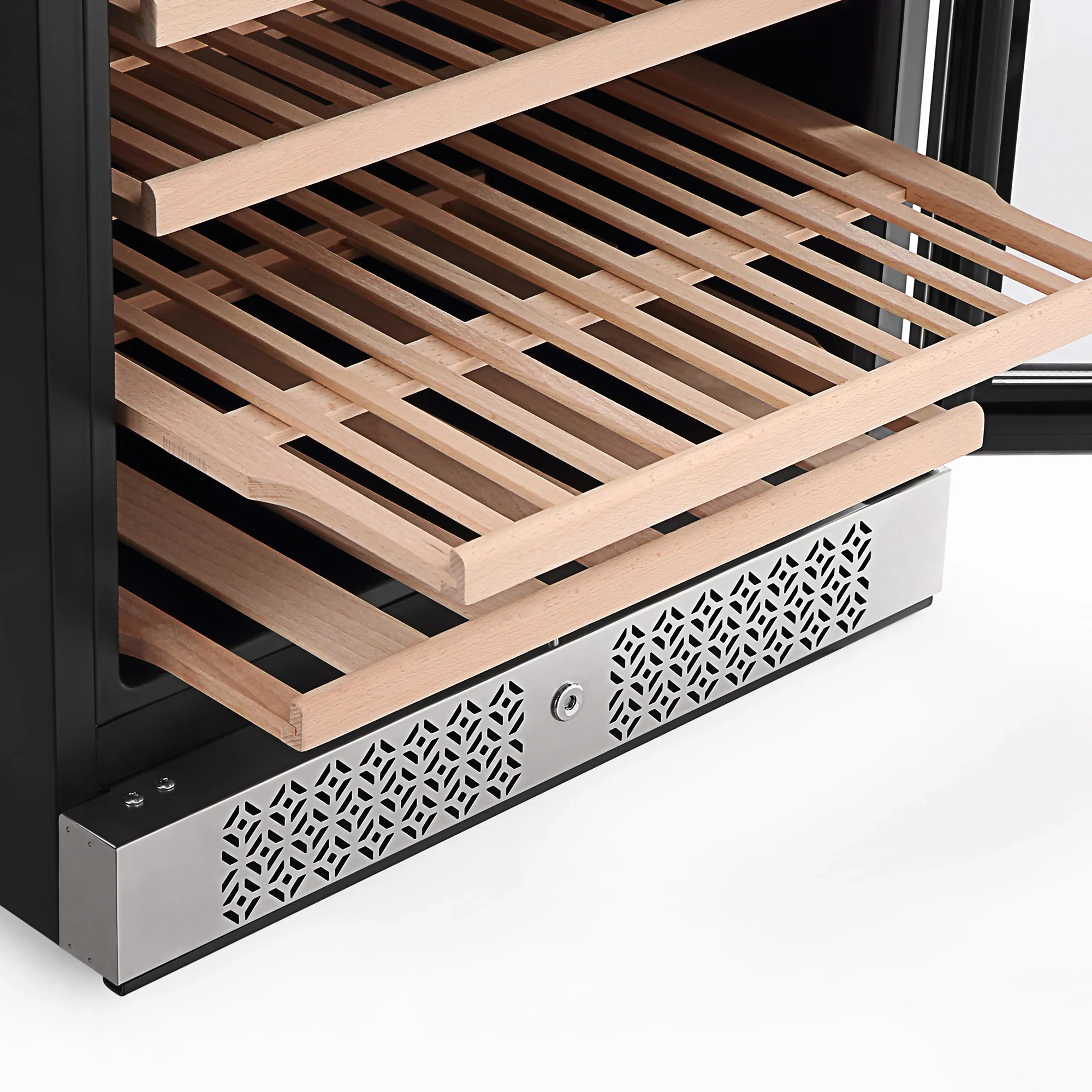 Empava 55-Inch Tall 127 Bottles Wine Cooler in Stainless Steel with Glass Door (EMPV-WC05S) - Image 10
