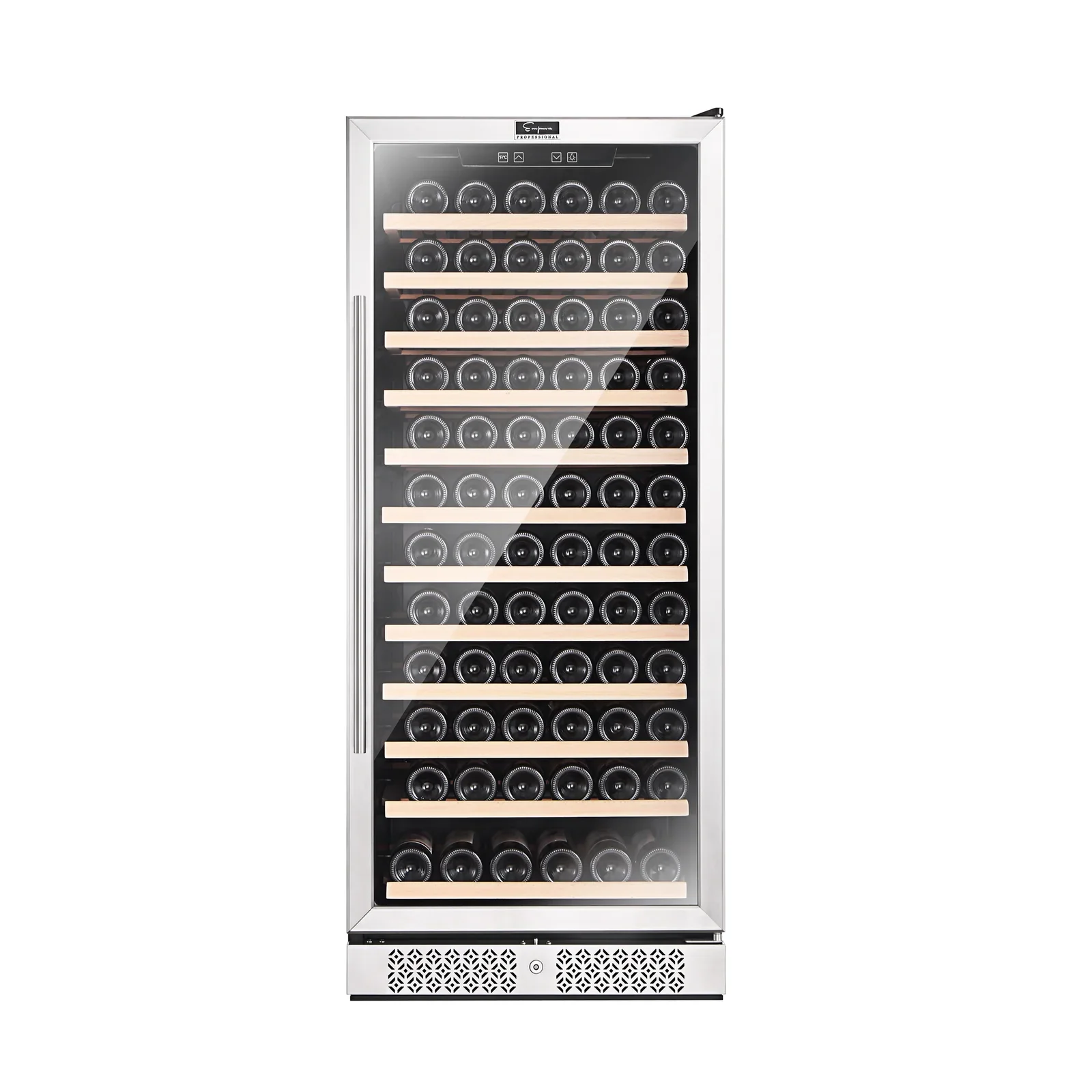 Empava 55-Inch Tall 127 Bottles Wine Cooler in Stainless Steel with Glass Door (EMPV-WC05S) - Image 4