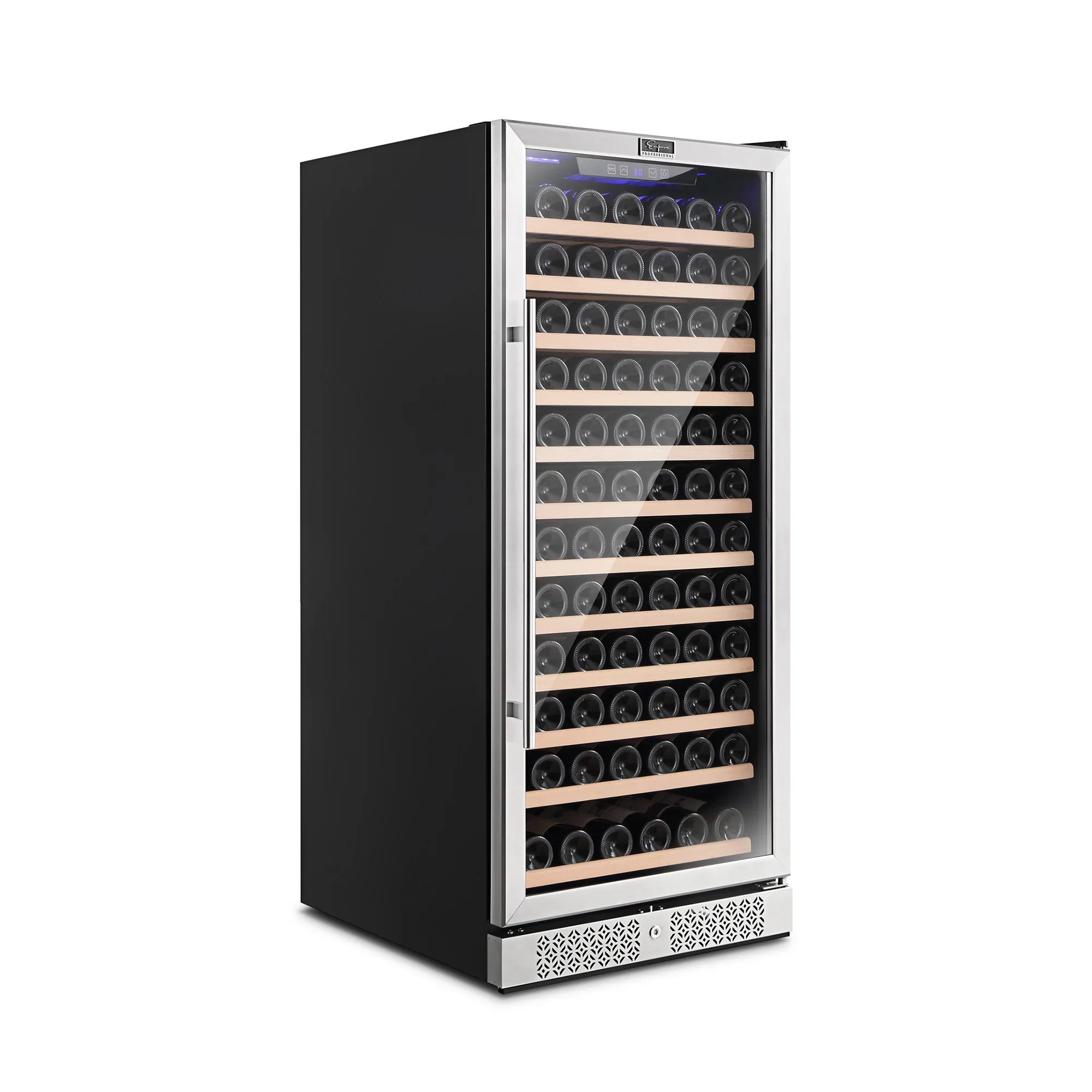 Empava 55-Inch Tall 127 Bottles Wine Cooler in Stainless Steel with Glass Door (EMPV-WC05S) - Image 5