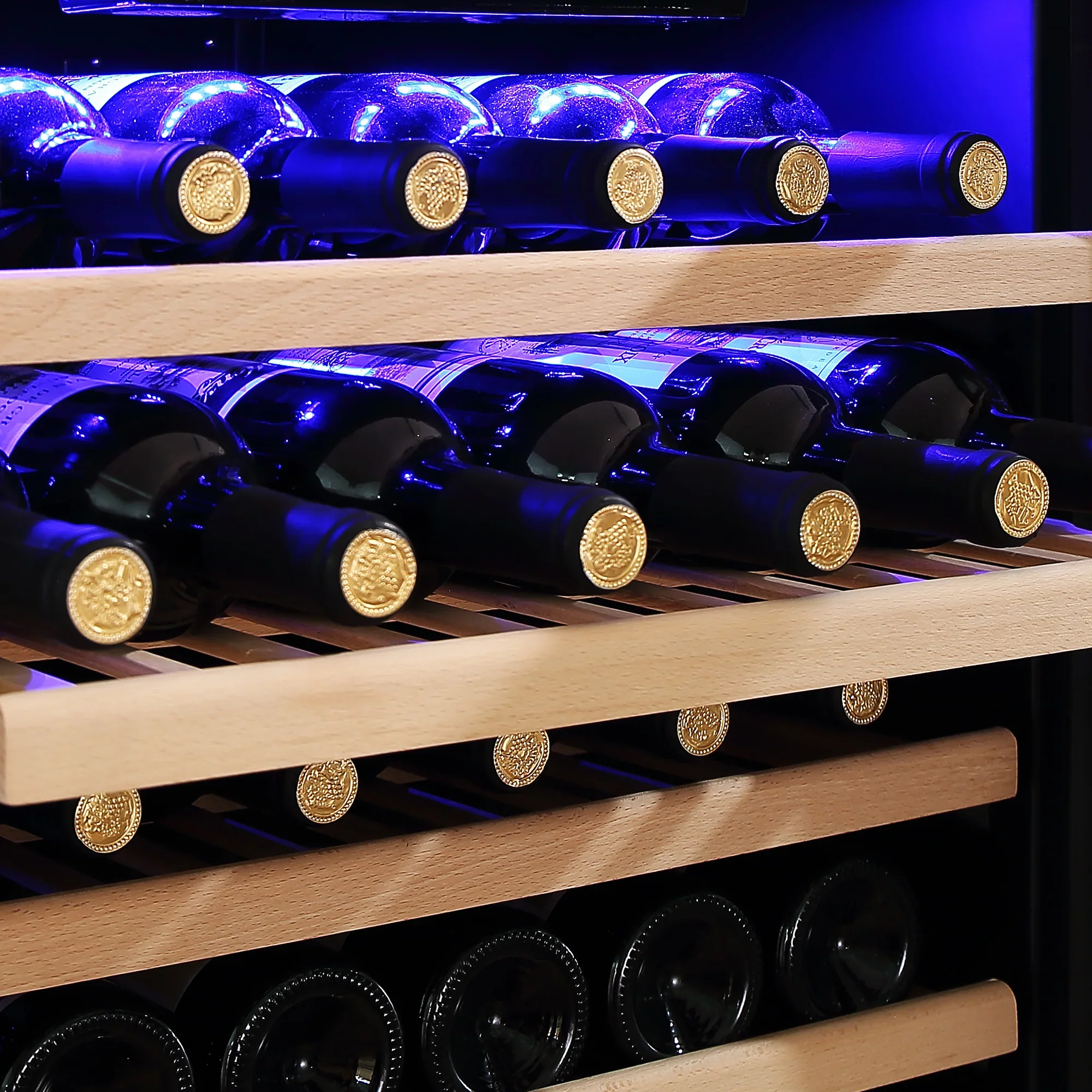 Empava 55-Inch Tall 127 Bottles Wine Cooler in Stainless Steel with Glass Door (EMPV-WC05S) - Image 7