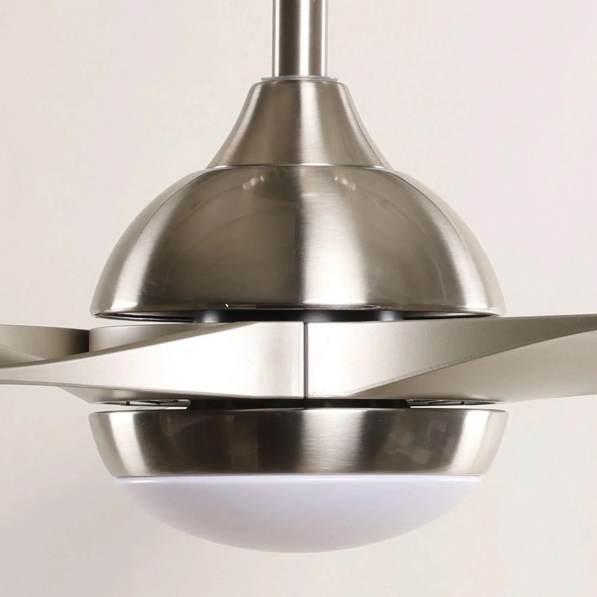 Parrot Uncle 56-Inch Bernardino Modern Brushed Nickel DC Motor Downrod Mount Reversible Ceiling Fan with Lighting and Remote Control (BBHTD20166E) - Image 11