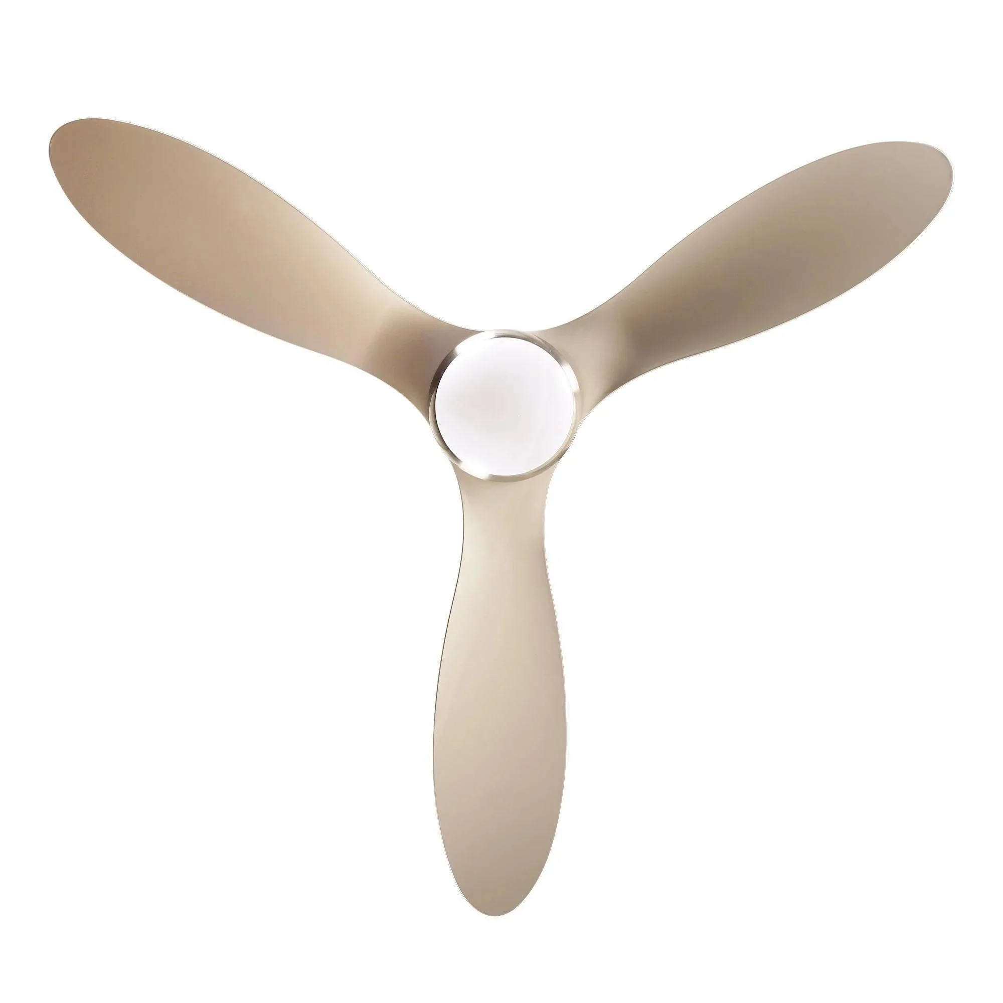 Parrot Uncle 56-Inch Bernardino Modern Brushed Nickel DC Motor Downrod Mount Reversible Ceiling Fan with Lighting and Remote Control (BBHTD20166E) - Image 9