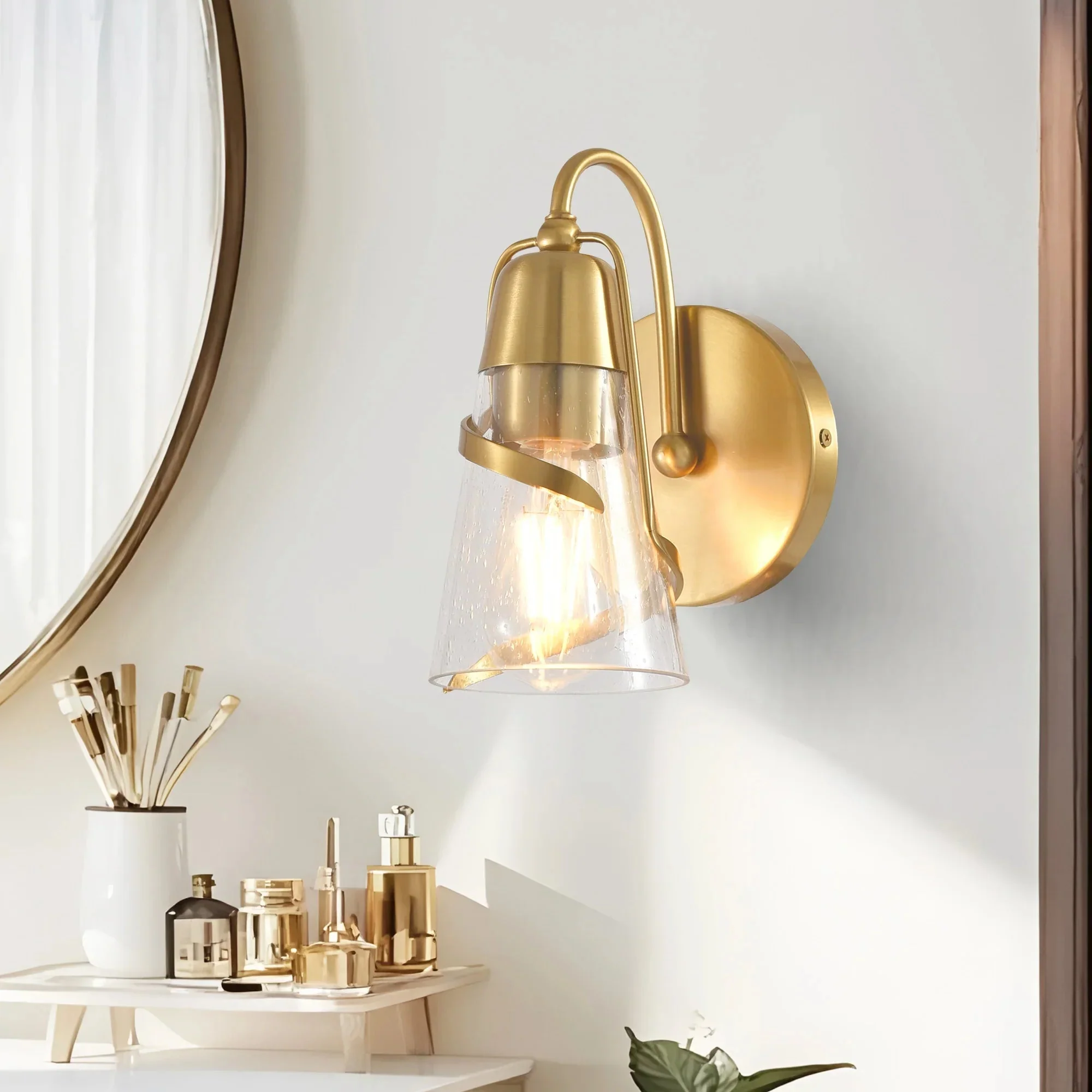 Parrot Uncle 6-Inch Ethel 1-Light Mirror Vanity Light (W3003) - Image 6