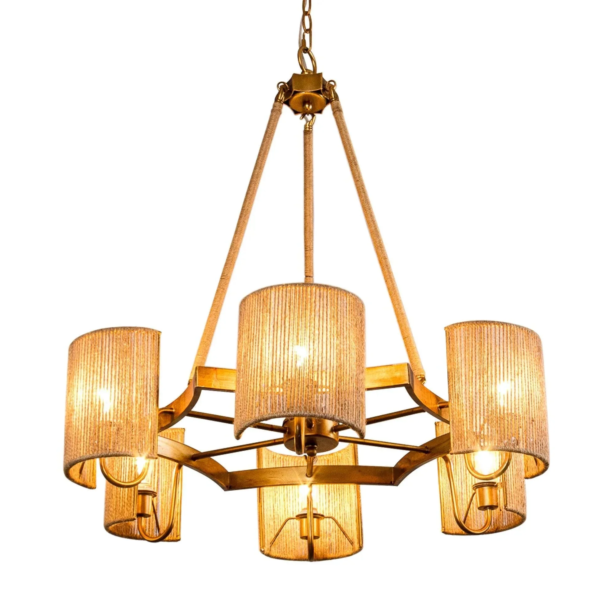Parrot Uncle 6-Light Farmhouse Bedroom Island Pendant Lighting (BBW9637-6) - Image 12