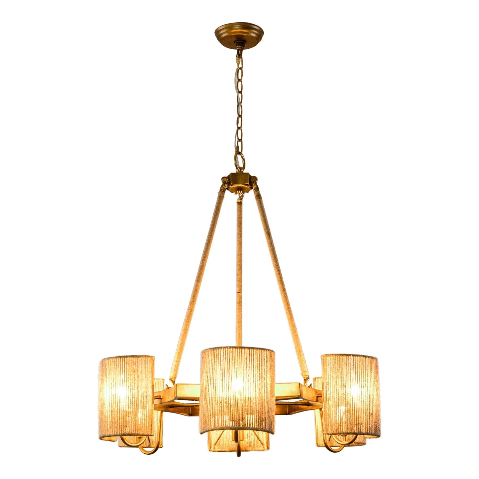 Parrot Uncle 6-Light Farmhouse Bedroom Island Pendant Lighting (BBW9637-6) - Image 13