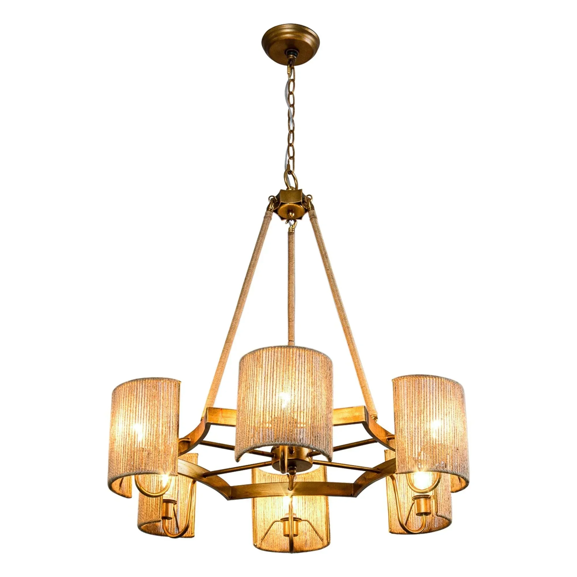 Parrot Uncle 6-Light Farmhouse Bedroom Island Pendant Lighting (BBW9637-6) - Image 16