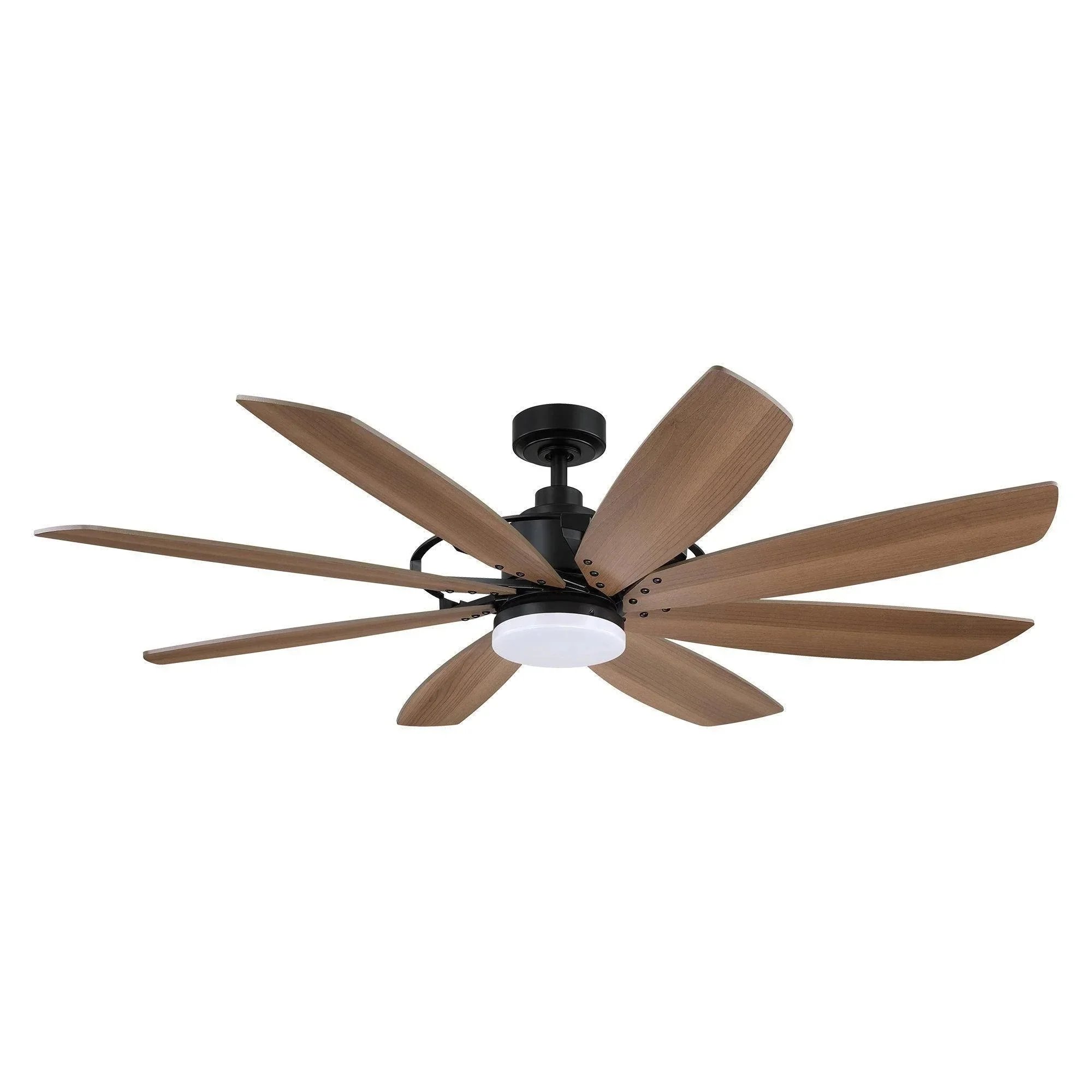 Parrot Uncle 60-Inch Antone Industrial DC Motor Downrod Mount Reversible Ceiling Fan with Lighting and Remote Control (F8249110V) - Image 7