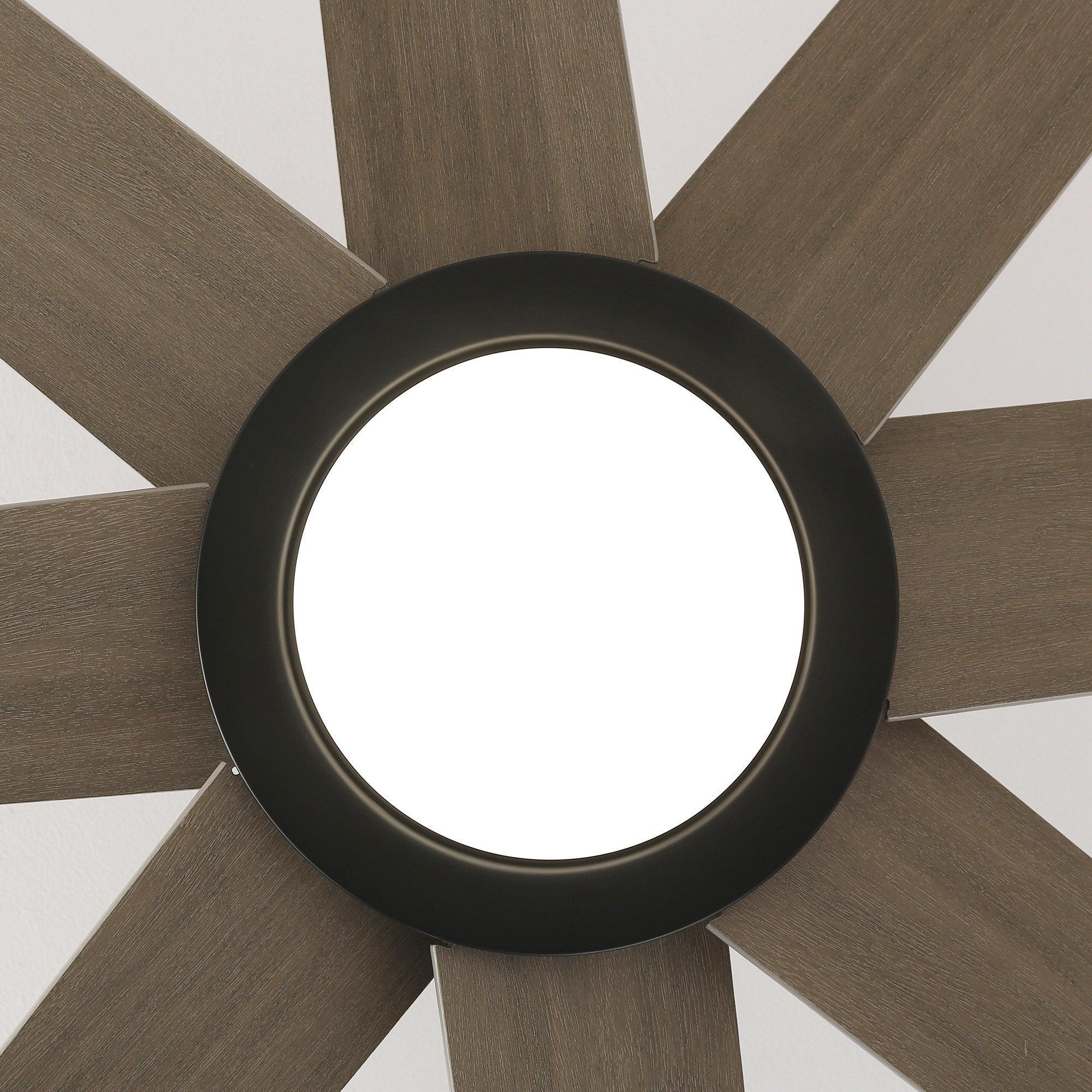 Parrot Uncle 60-Inch DC Motor 8 Blades Modern Downrod Mount Ceiling Fan with LED Light and Remote Control (F6387110V) - Image 16