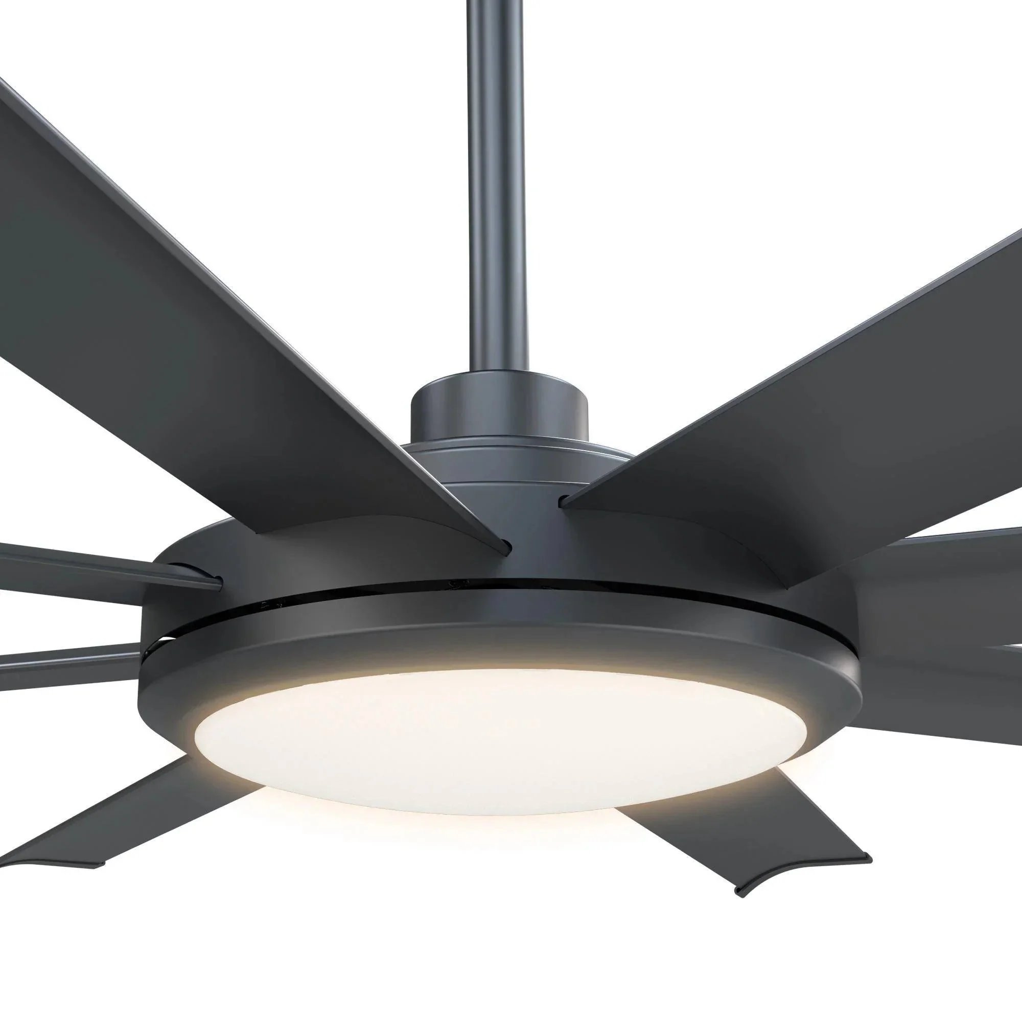 Parrot Uncle 60-Inch Industrial DC Motor Downrod Mount Ceiling Fan with Lighting and Remote Control (F6105110V) - Image 9