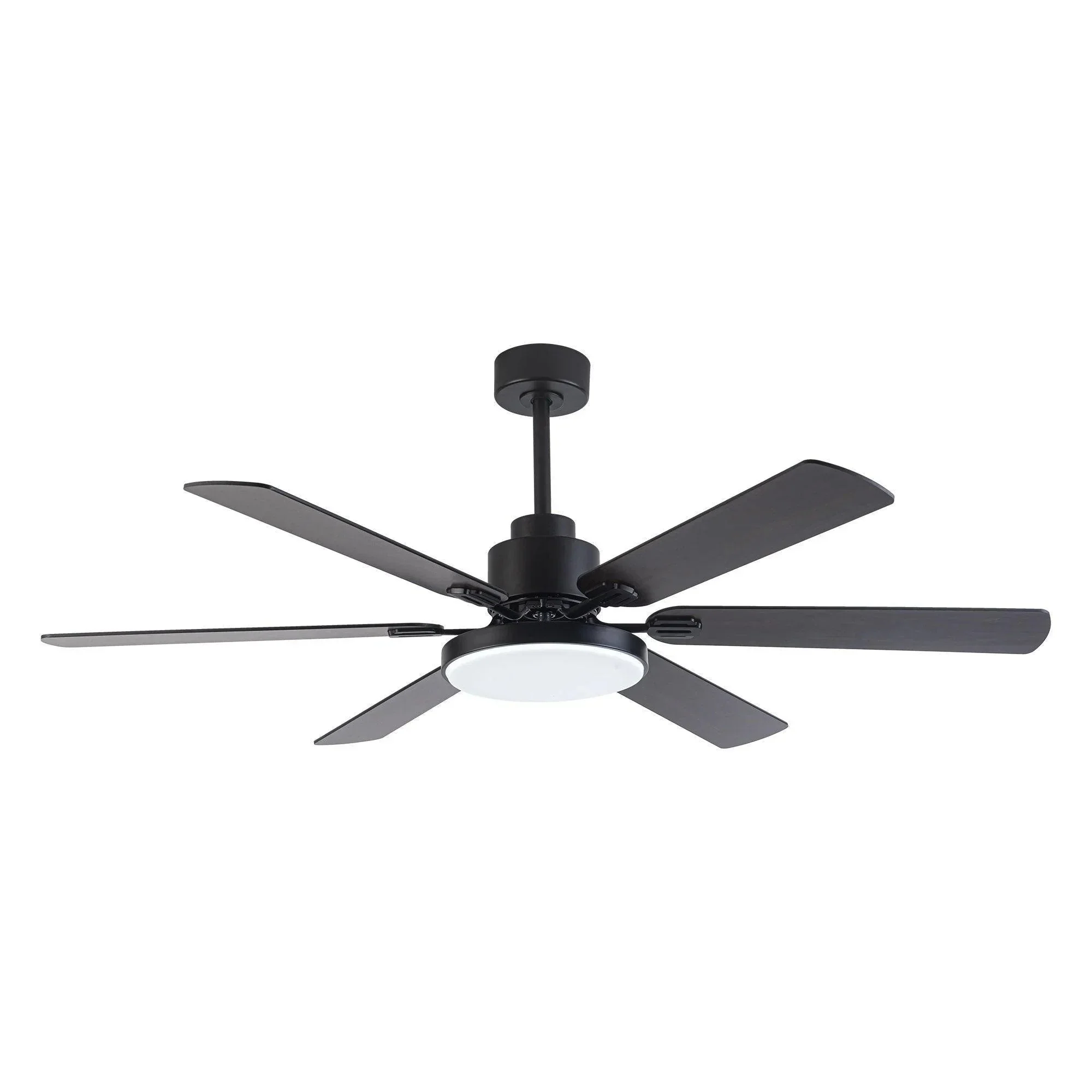 Parrot Uncle 60-Inch Industrial DC Motor Downrod Mount Reversible Ceiling Fan with Lighting and Remote Control (F8252110V) - Image 16
