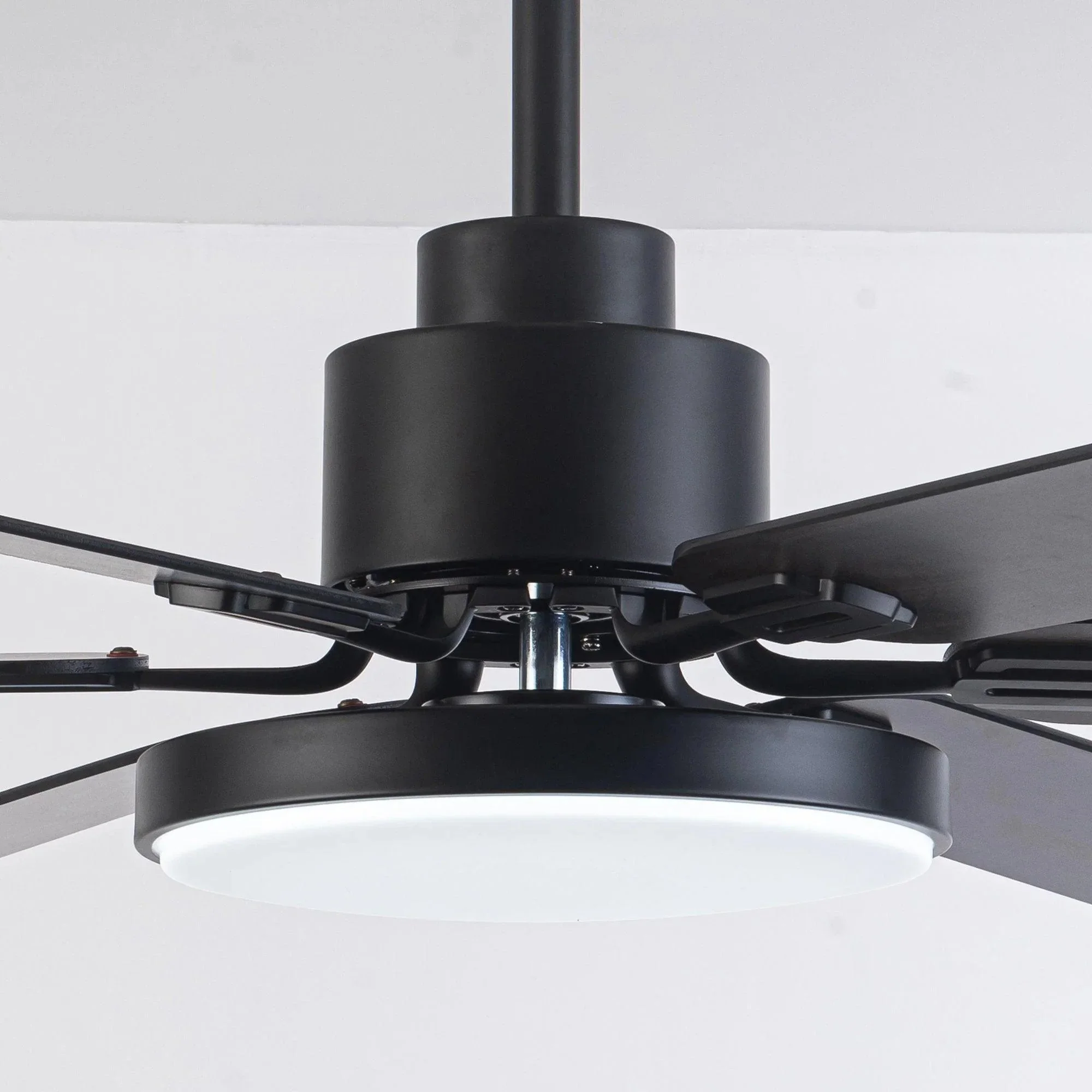 Parrot Uncle 60-Inch Industrial DC Motor Downrod Mount Reversible Ceiling Fan with Lighting and Remote Control (F8252110V) - Image 19
