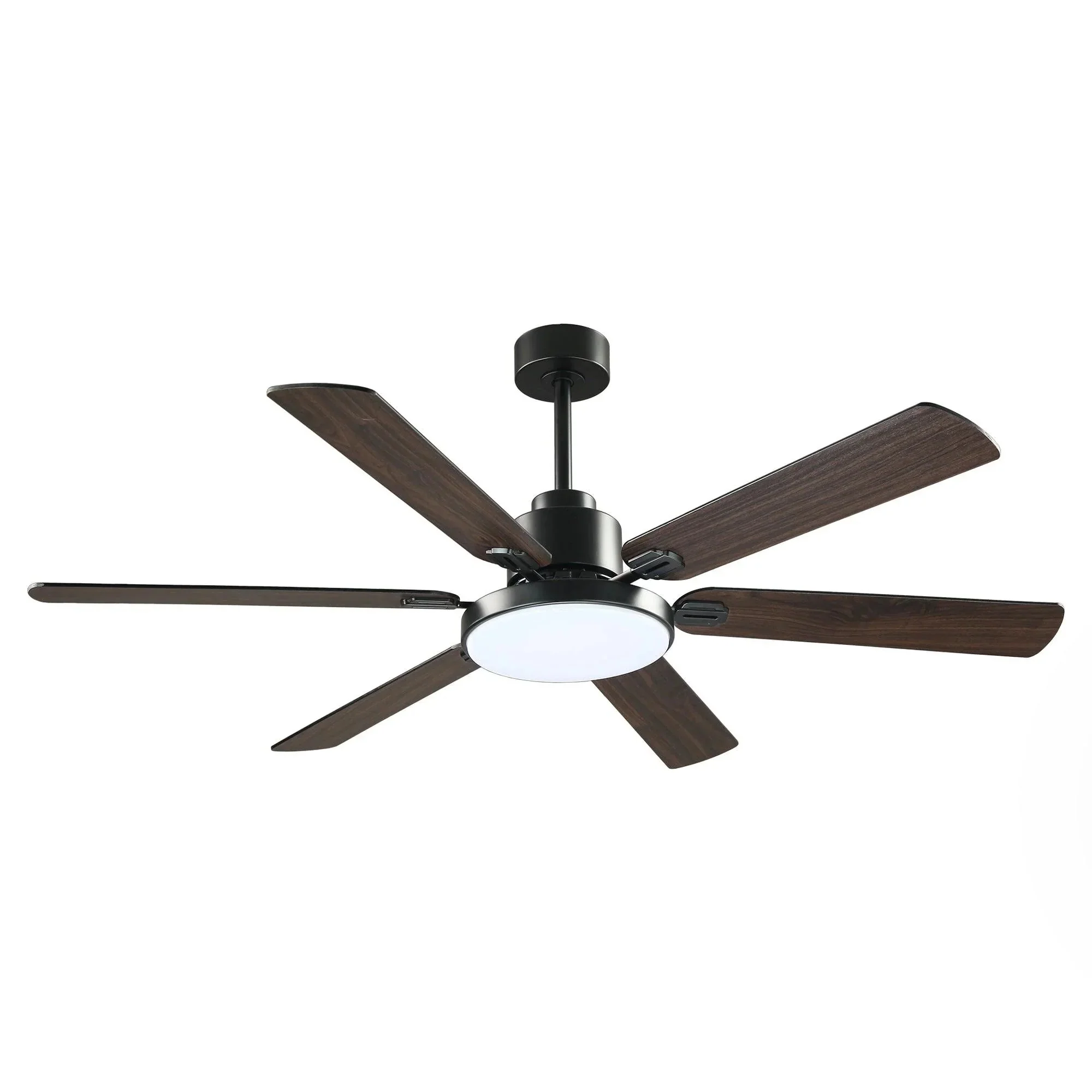 Parrot Uncle 60-Inch Industrial DC Motor Downrod Mount Reversible Ceiling Fan with Lighting and Remote Control (F8252110V) - Image 25