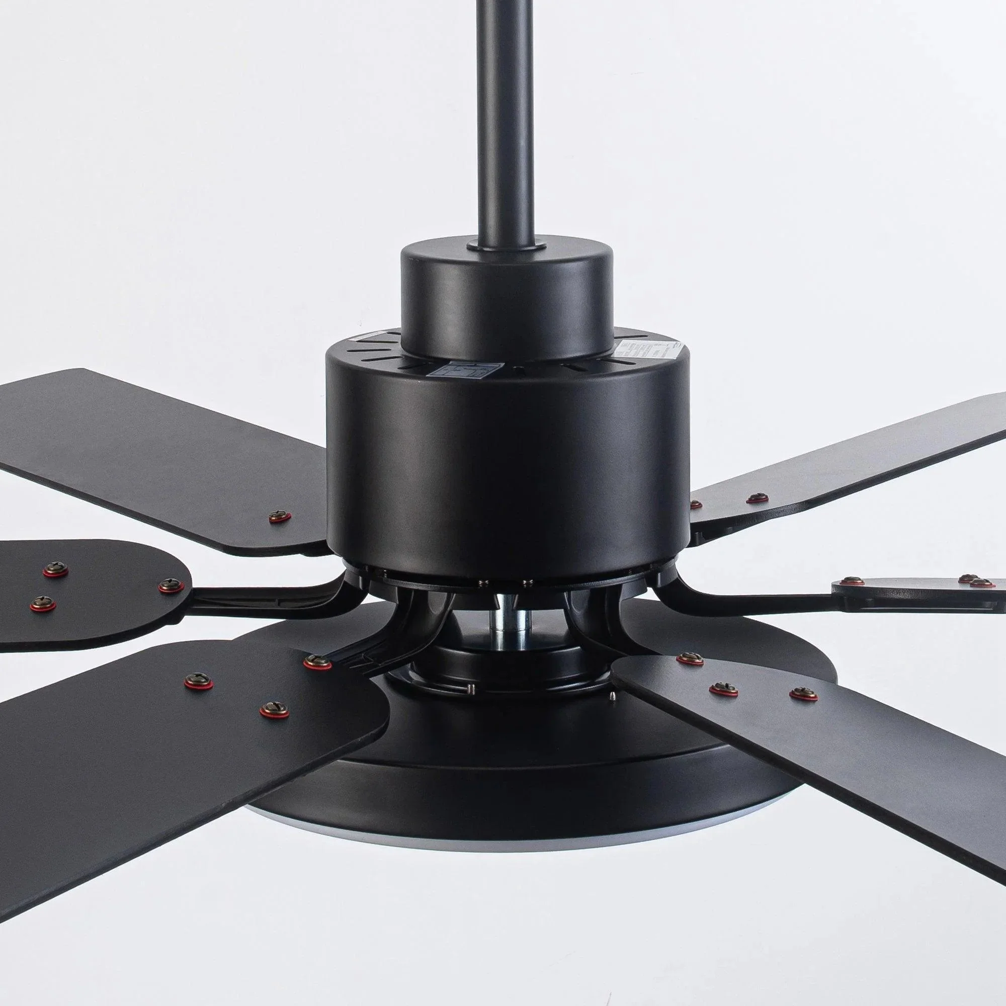 Parrot Uncle 60-Inch Industrial DC Motor Downrod Mount Reversible Ceiling Fan with Lighting and Remote Control (F8252110V) - Image 3