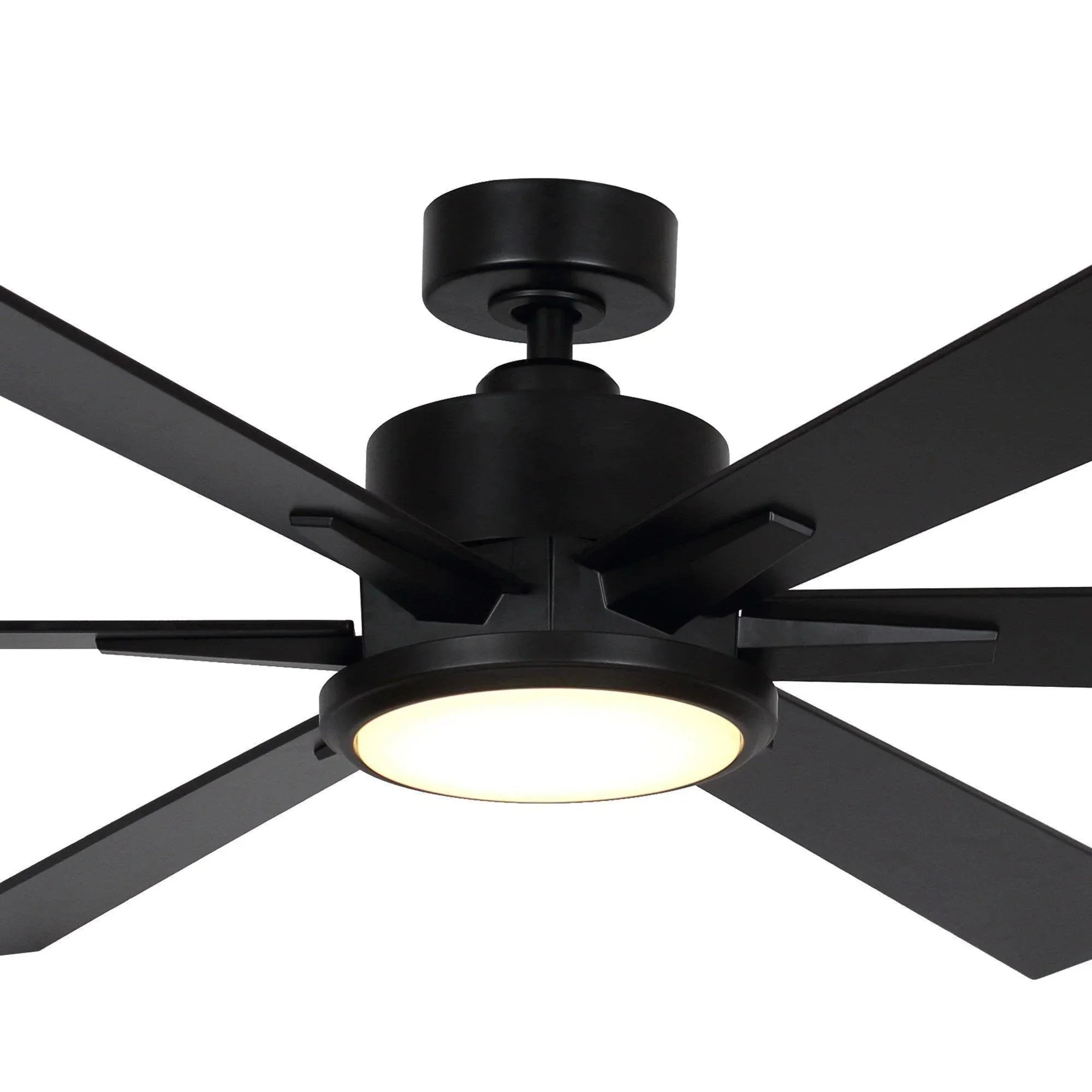 Parrot Uncle 65-Inch Amold Industrial Downrod Mount Ceiling Fan with Lighting and Remote Control (F8306110V) - Image 11