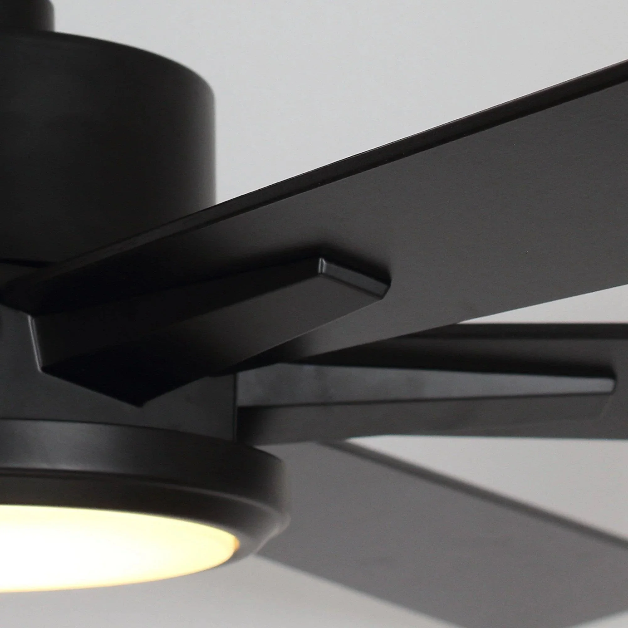 Parrot Uncle 65-Inch Amold Industrial Downrod Mount Ceiling Fan with Lighting and Remote Control (F8306110V) - Image 3