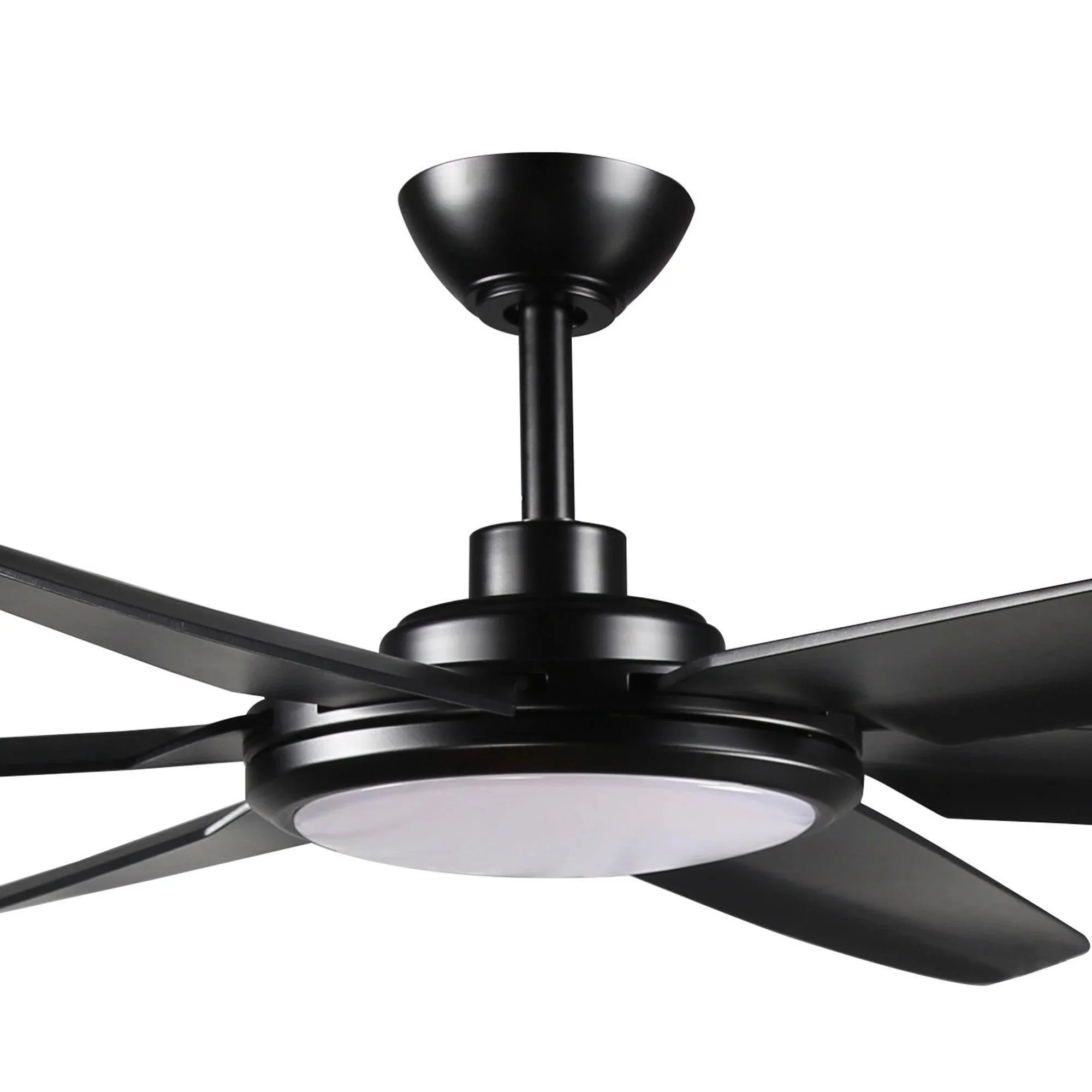 Parrot Uncle 65-Inch Industrial DC Motor Downrod Mount Ceiling Fan with Lighting and Remote Control (F8301110V) - Image 6