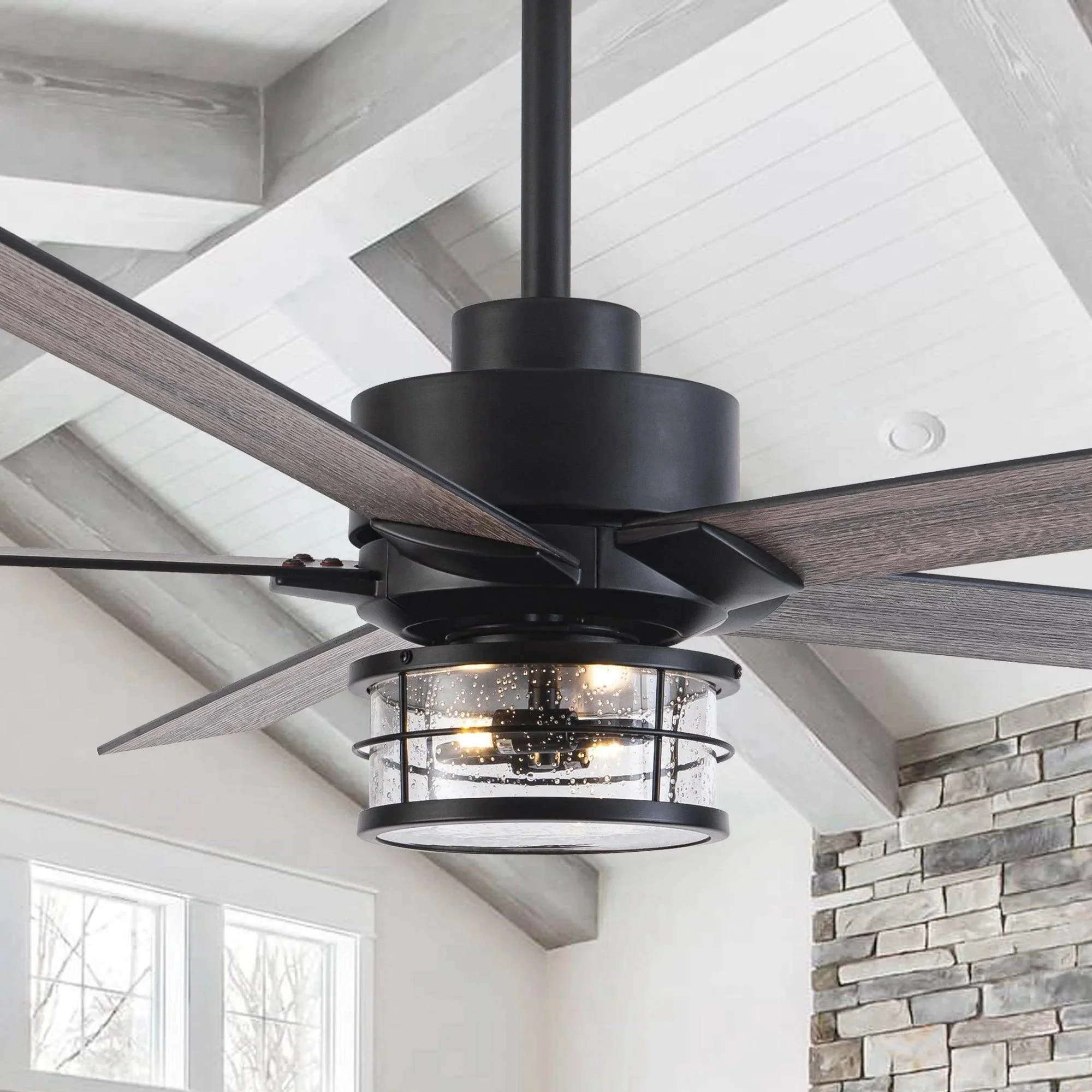 Parrot Uncle 65-Inch Modern Reversible Ceiling Fan with Lighting and Remote Control (F8250110V) - Image 7