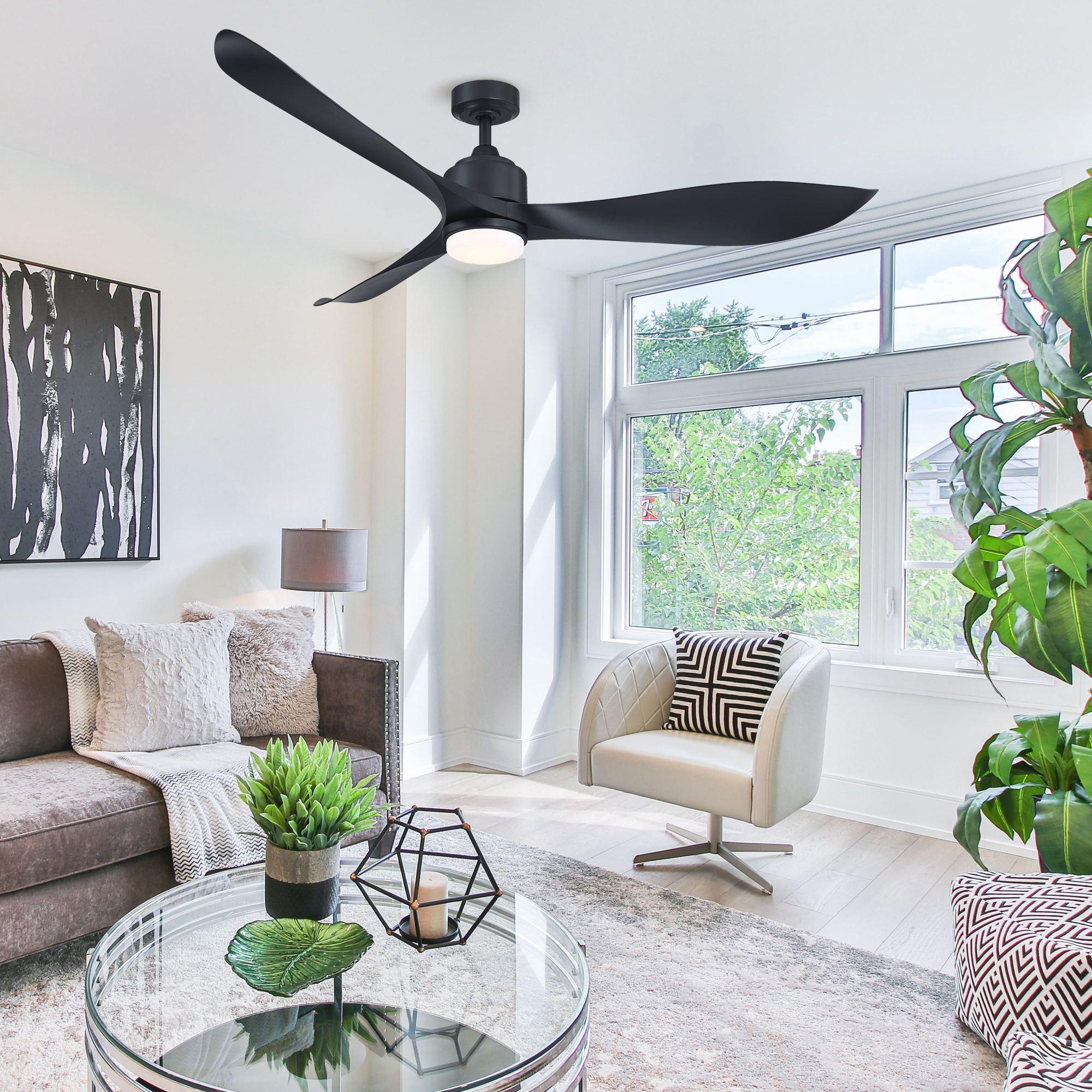Parrot Uncle 66-Inch Misael Propeller Industrial DC Motor Ceiling Fan with LED Lighting - Image 4