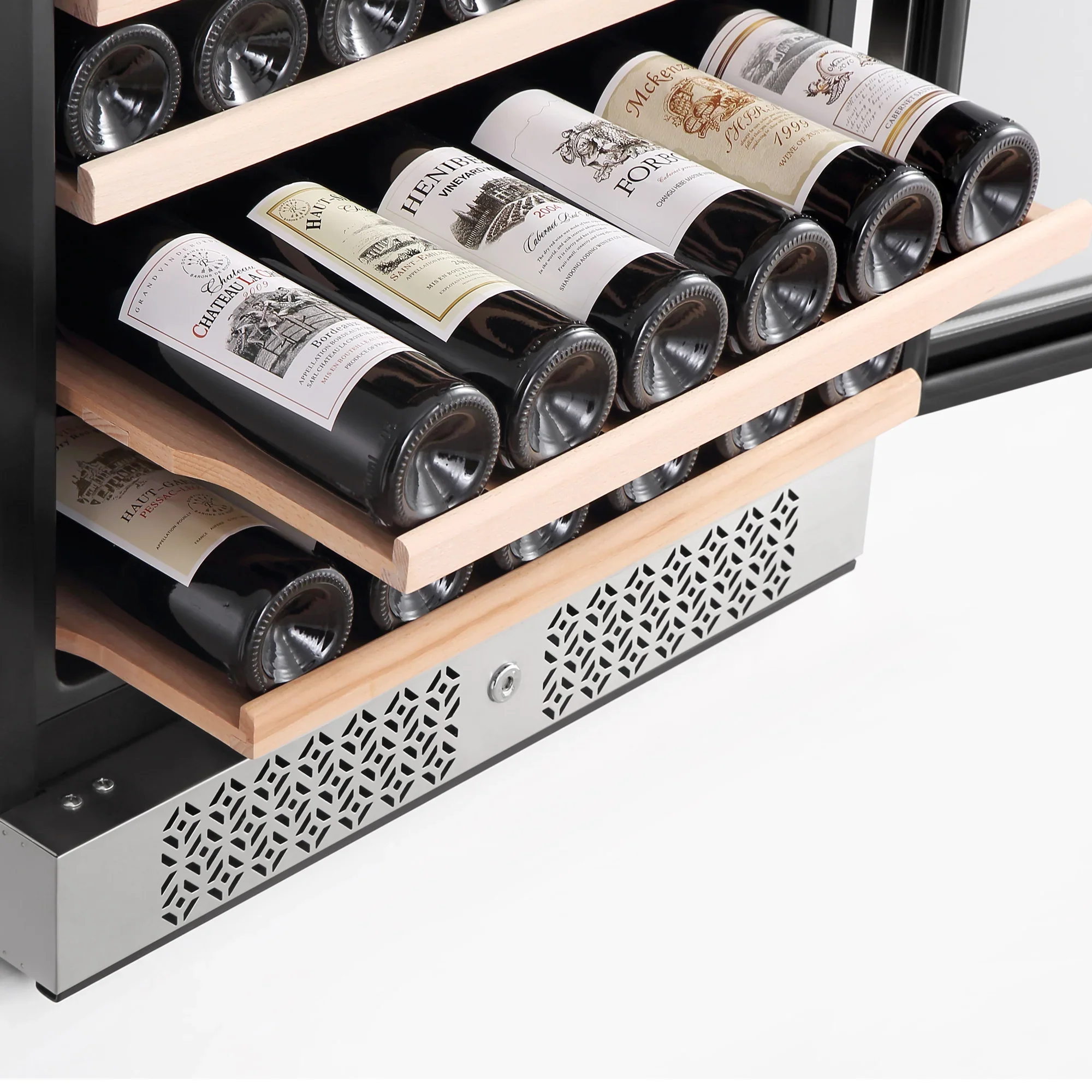 Empava 70-Inch Tall 160 Bottles Freestanding Built-In Dual Zone Wine Cooler (EMPV-WC08D) - Image 10