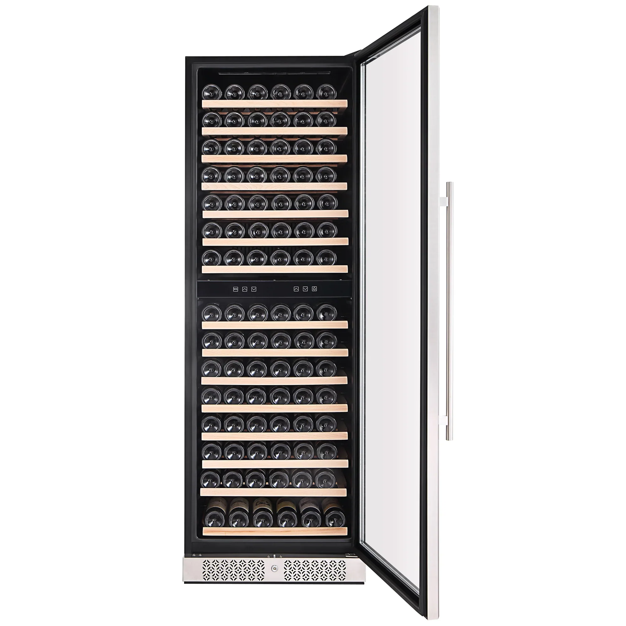 Empava 70-Inch Tall 160 Bottles Freestanding Built-In Dual Zone Wine Cooler (EMPV-WC08D) - Image 3