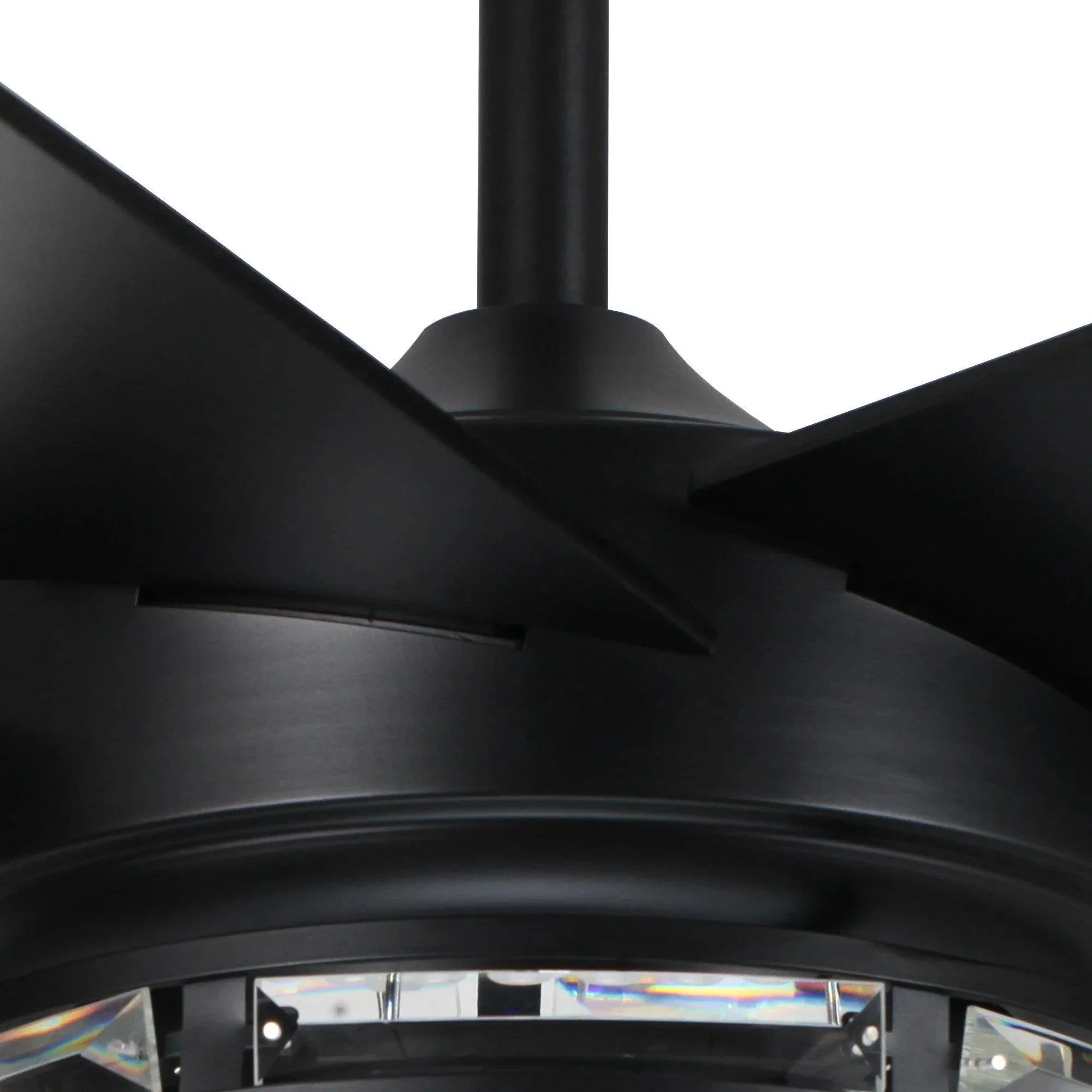 Parrot Uncle 70-Inch Modern DC Motor Downrod Mount Reversible Ceiling Fan with Lighting and Remote Control (F8246BK110V) - Image 17