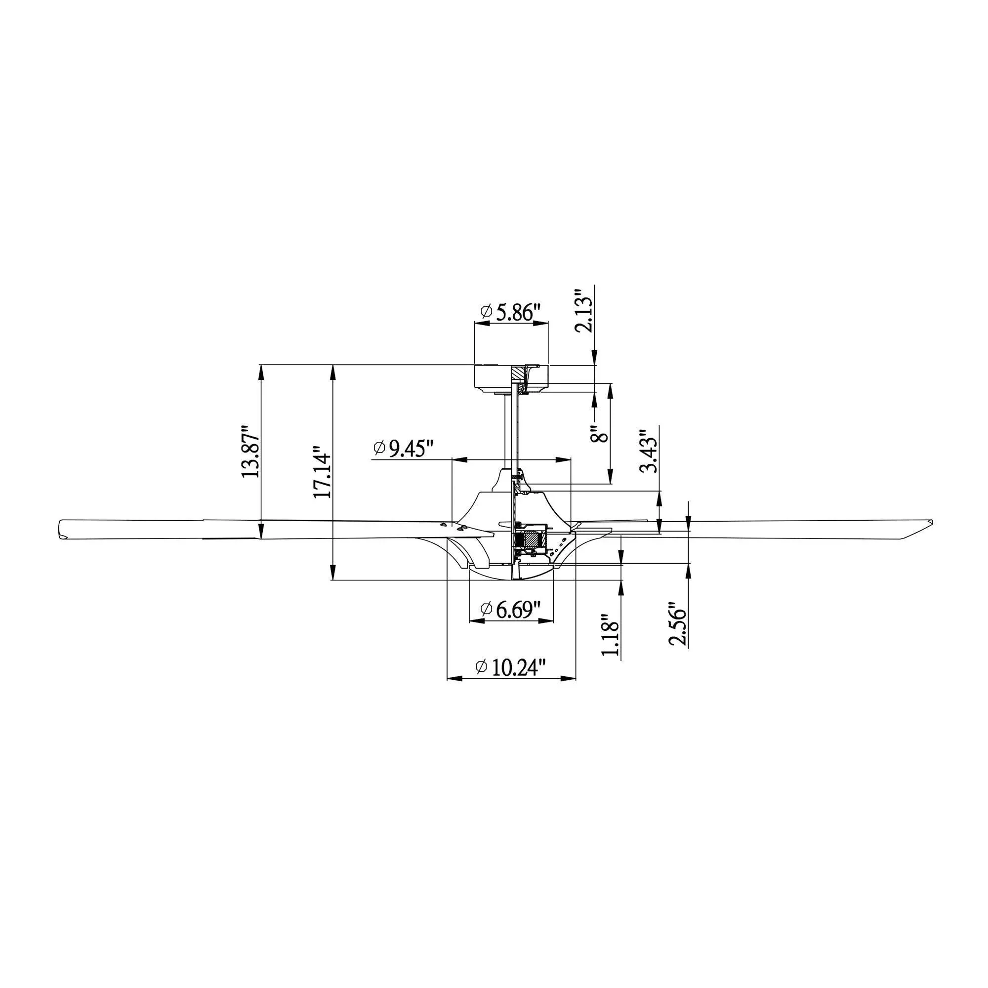 Parrot Uncle 72-Inch Farmhouse DC Motor Brushed Nickel Downrod Mount Reversible Ceiling Fan with Remote Control - Image 14