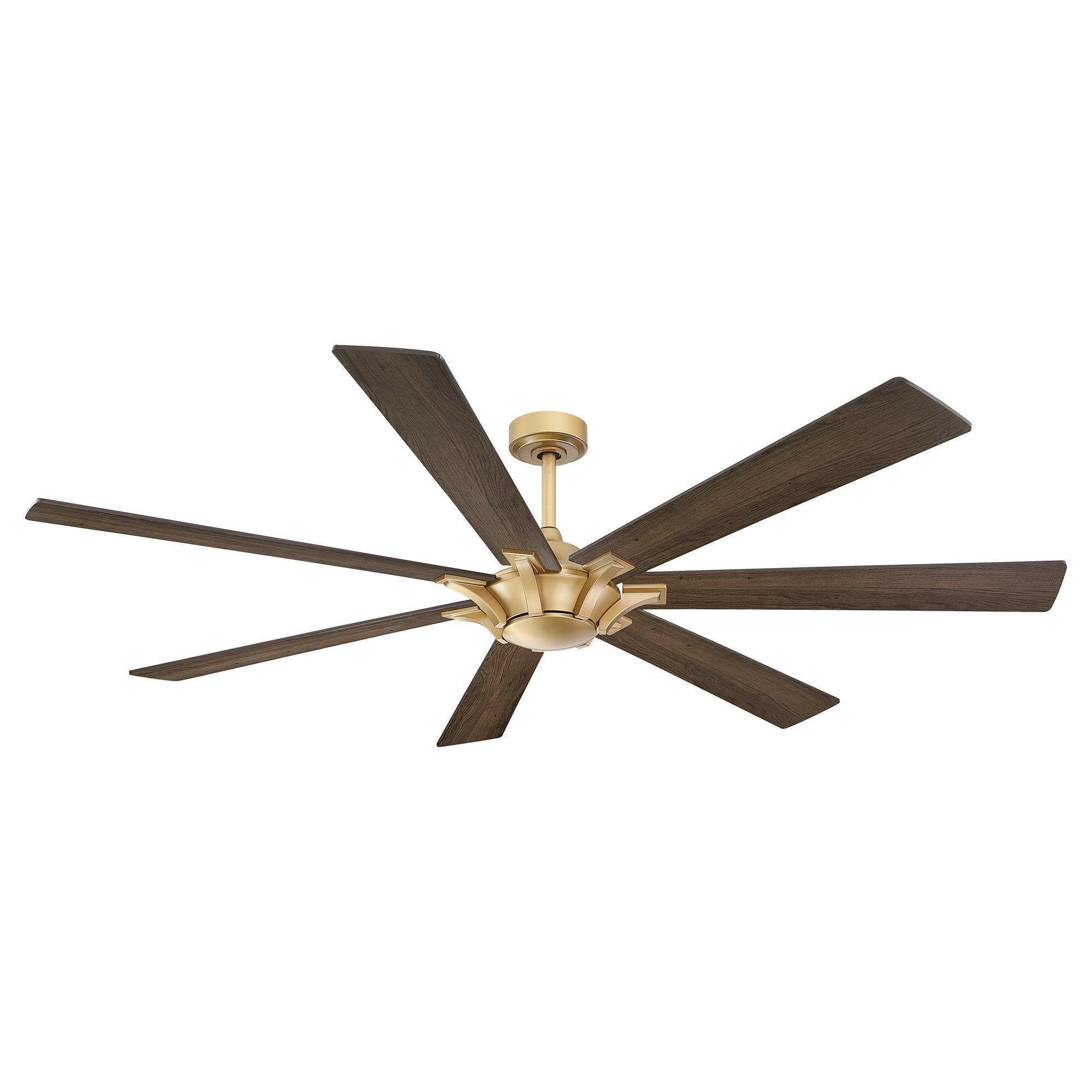 Parrot Uncle 72-Inch Farmhouse DC Motor Brushed Nickel Downrod Mount Reversible Ceiling Fan with Remote Control - Image 15