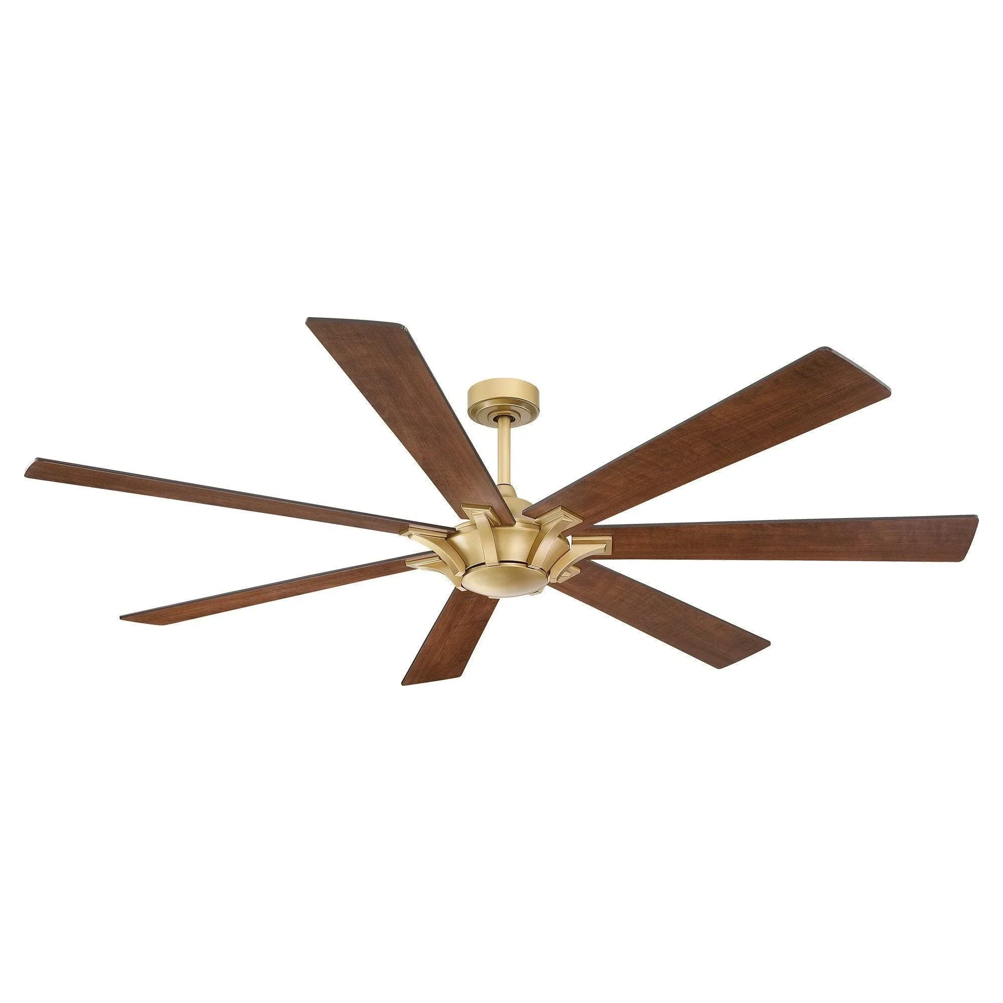 Parrot Uncle 72-Inch Farmhouse DC Motor Brushed Nickel Downrod Mount Reversible Ceiling Fan with Remote Control - Image 22