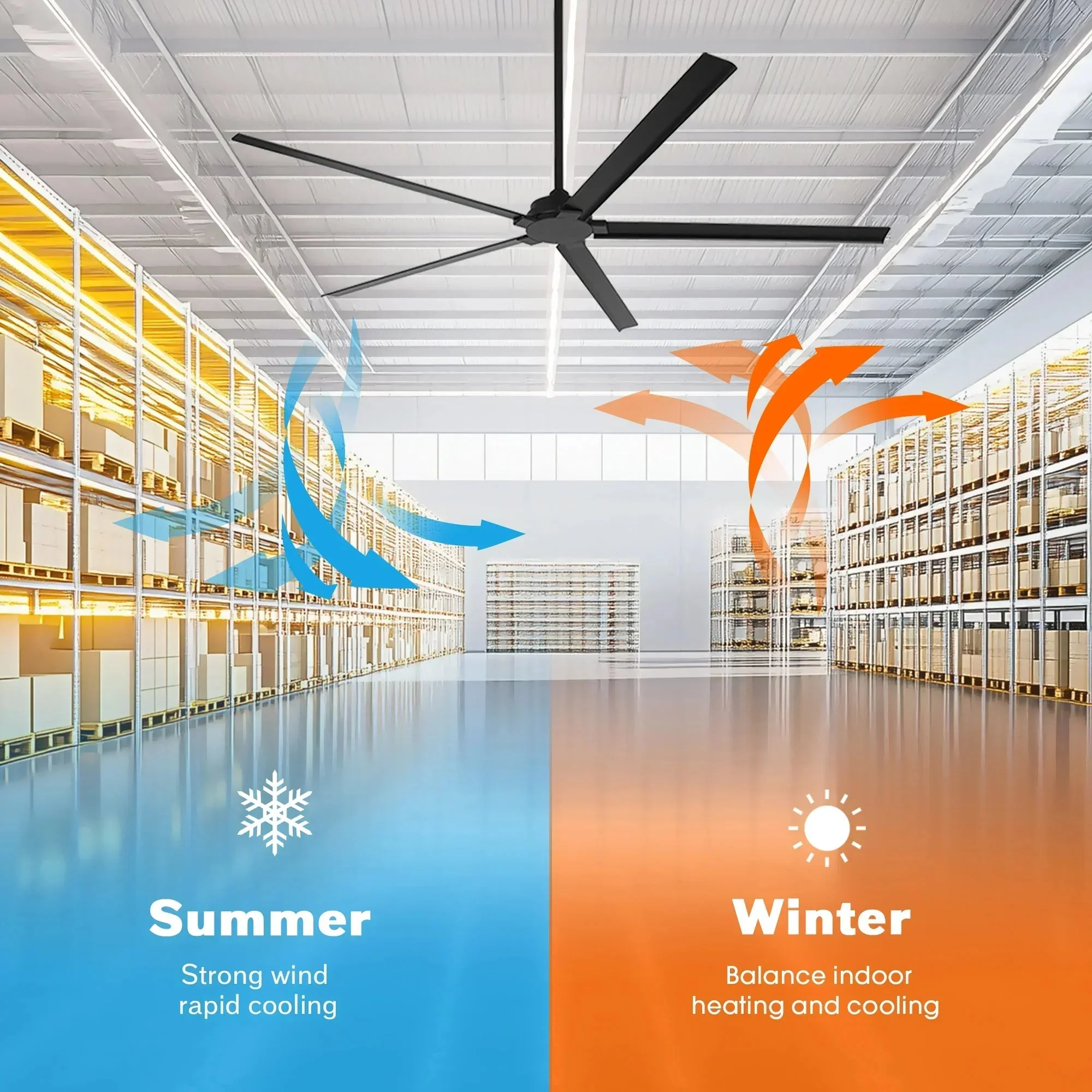 Parrot Uncle Winni All-Aluminum IPX4 Outdoor Ceiling Fan with Remote Control - Image 16